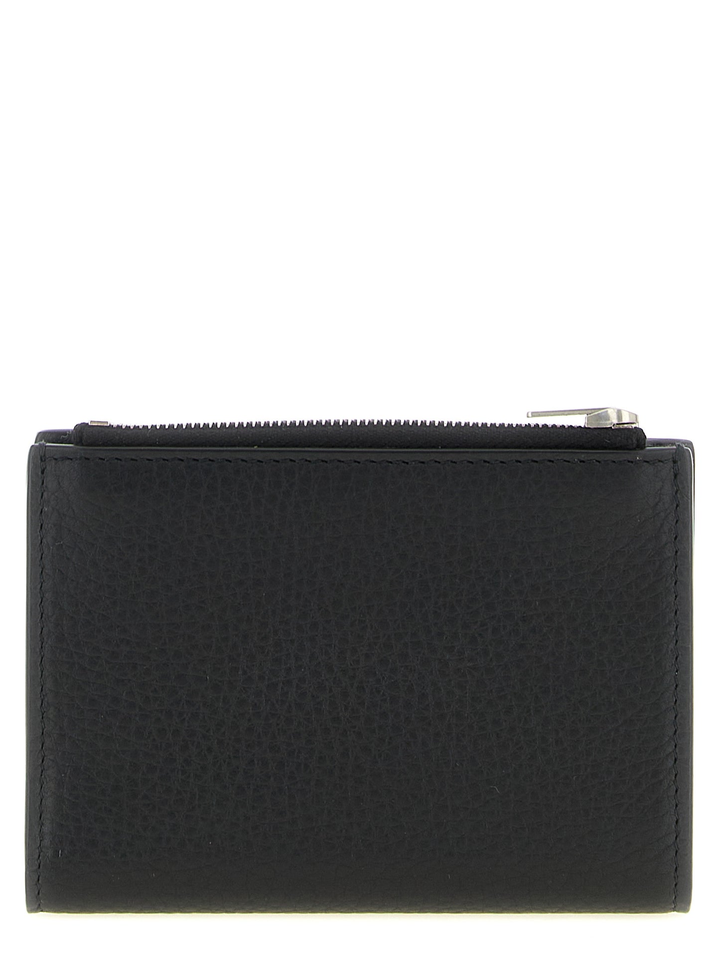 Saint Laurent Black 'Tiny Cassandre' Wallet Curated Luxury Accessories by Orvyn