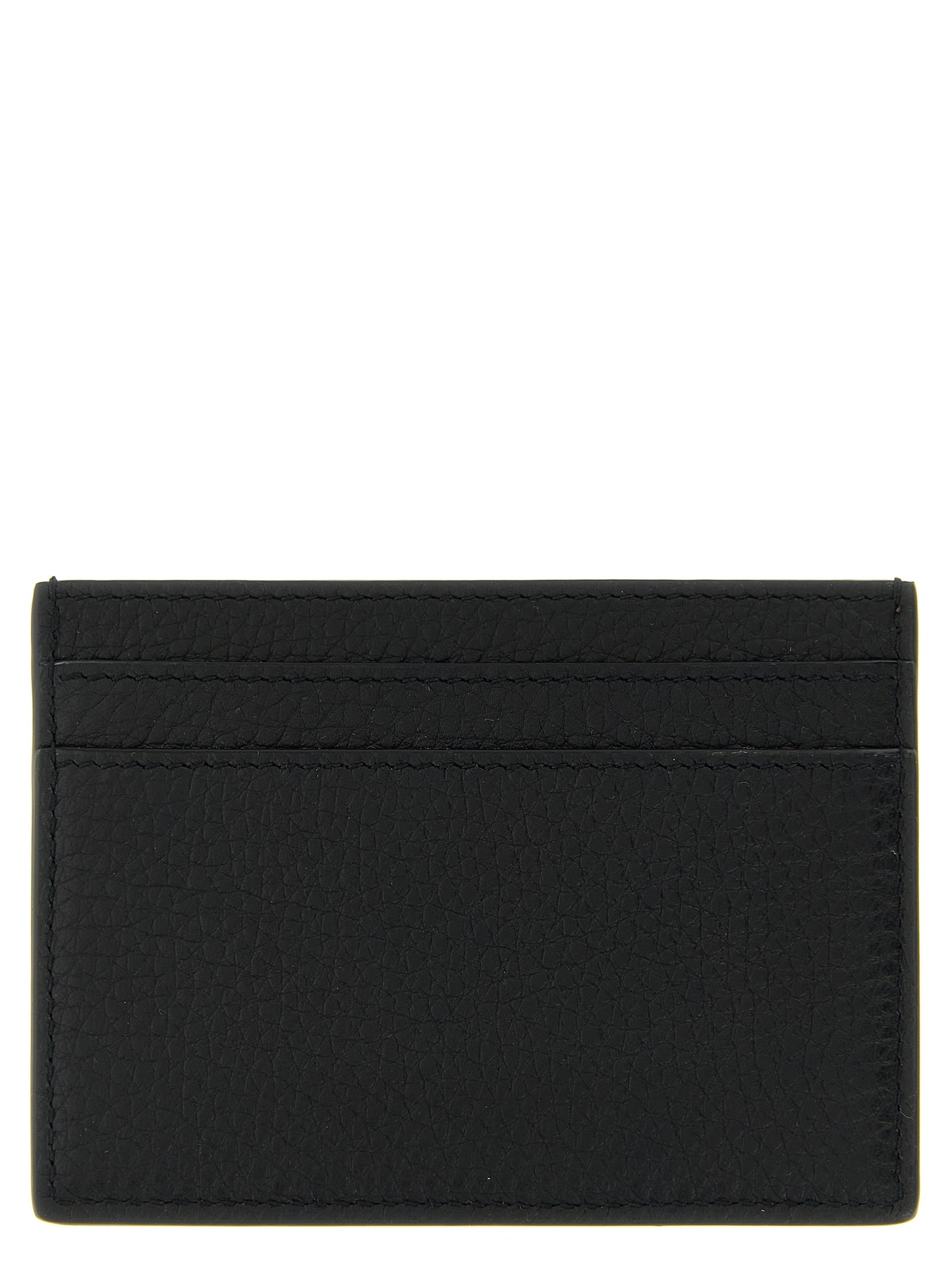 Saint Laurent Black 'Tiny Cassandre' Card Holder Curated Luxury Accessories by Orvyn