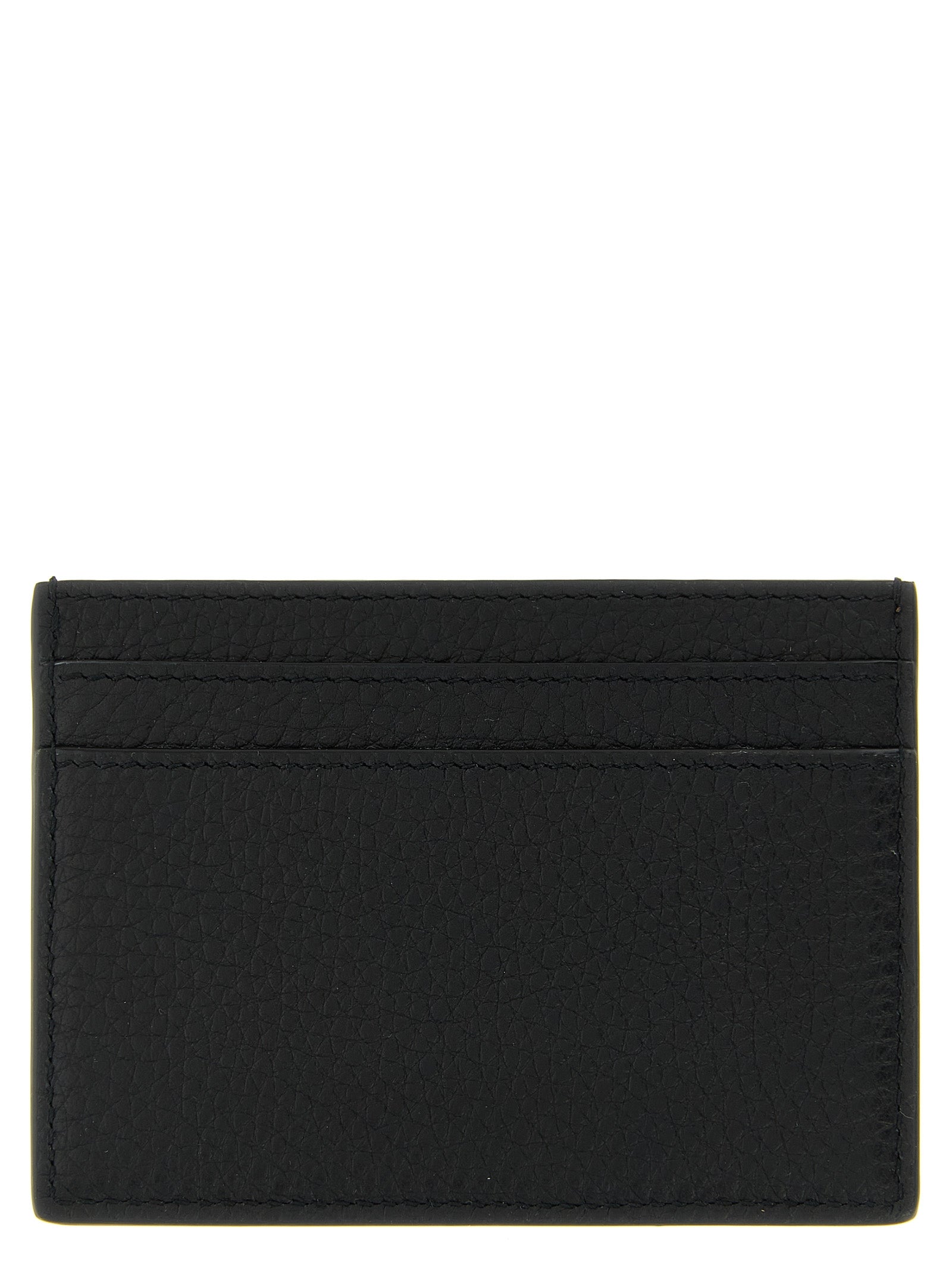 Saint Laurent Black 'Tiny Cassandre' Card Holder Curated Luxury Accessories by Orvyn