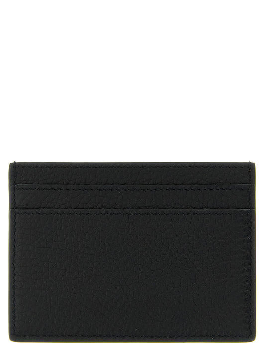 Saint Laurent Black 'Tiny Cassandre' Card Holder Curated Luxury Accessories by Orvyn