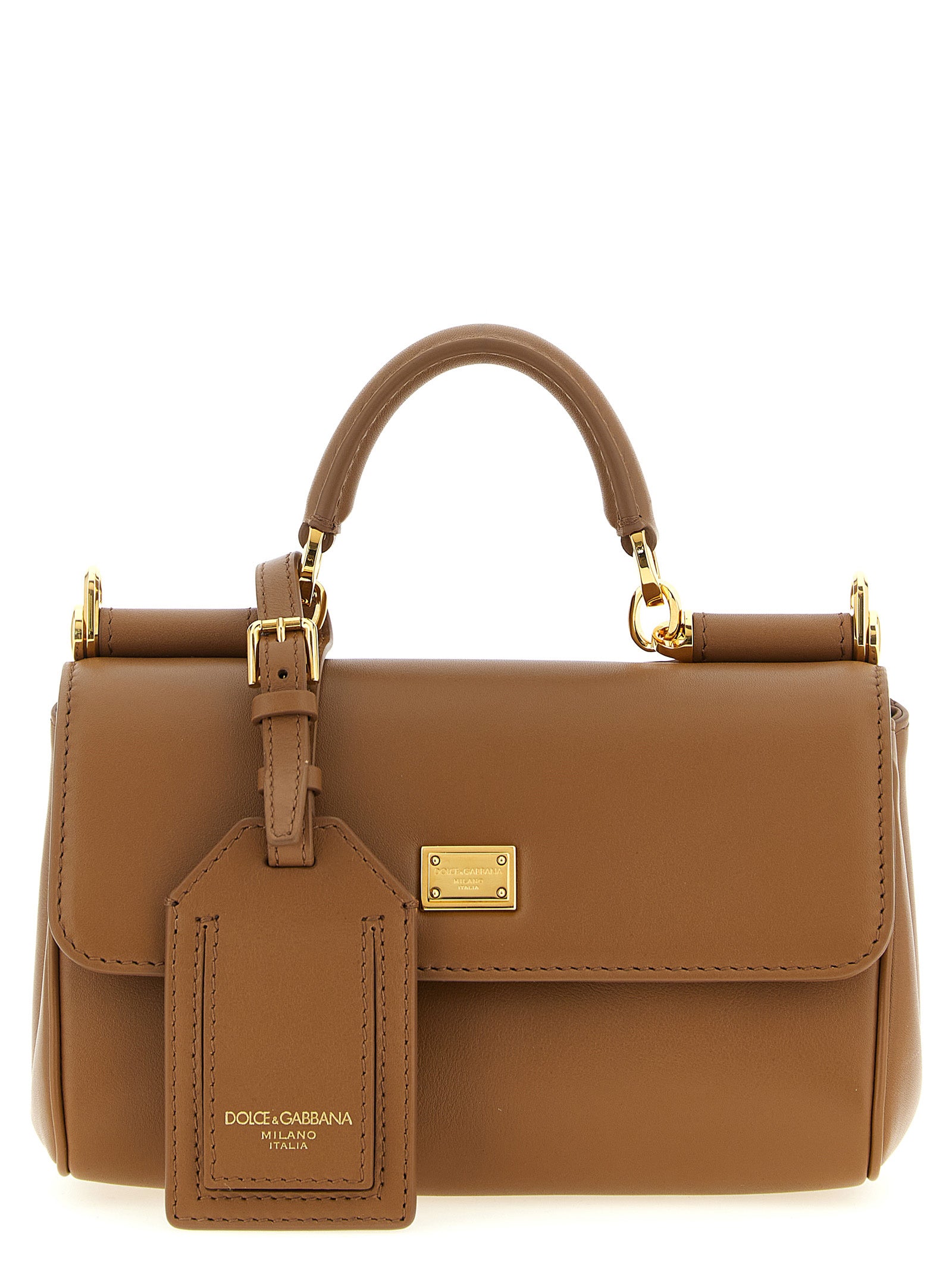 Dolce & Gabbana Brown 'My Sicily' Mini Handbag Curated Luxury Accessories by Orvyn