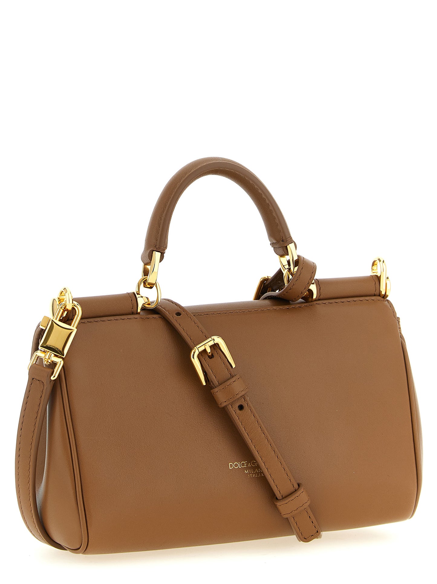 Dolce & Gabbana Brown 'My Sicily' Mini Handbag Curated Luxury Accessories by Orvyn
