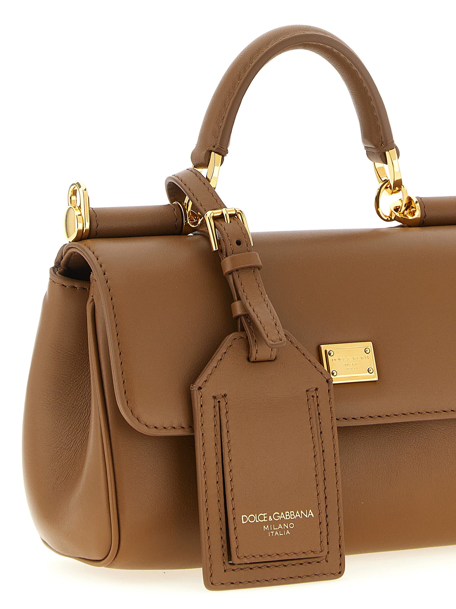 Dolce & Gabbana Brown 'My Sicily' Mini Handbag Curated Luxury Accessories by Orvyn