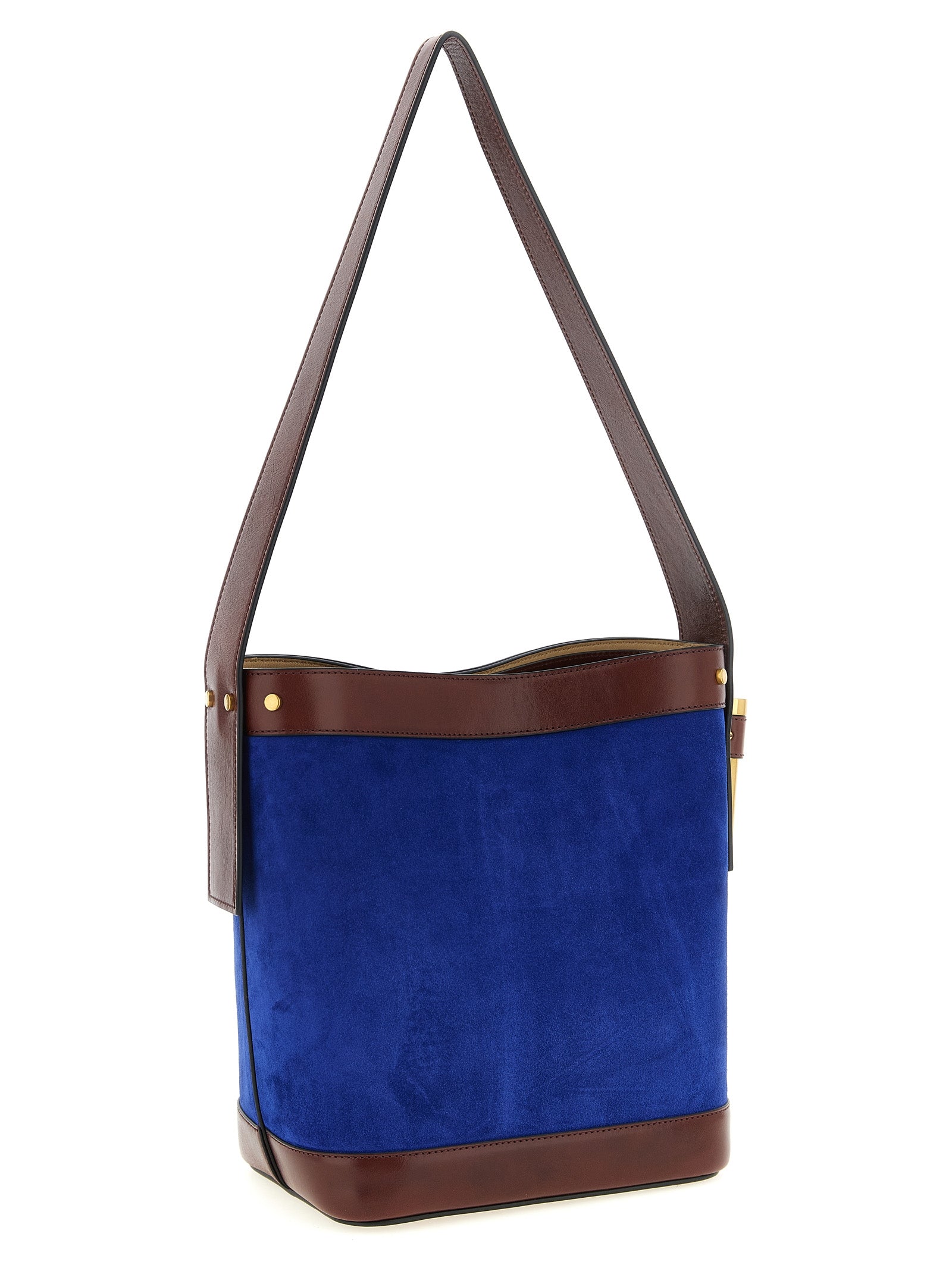 Versace Blue 'Pivot' Shoulder Bag Curated Luxury Accessories by Orvyn