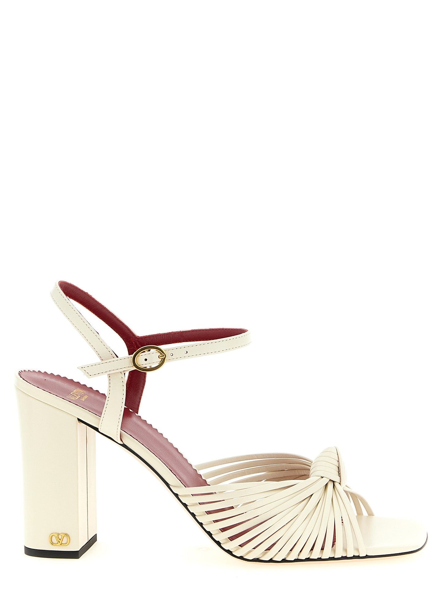 Valentino Garavani White 'Annet' Sandals Curated Luxury Accessories by Orvyn