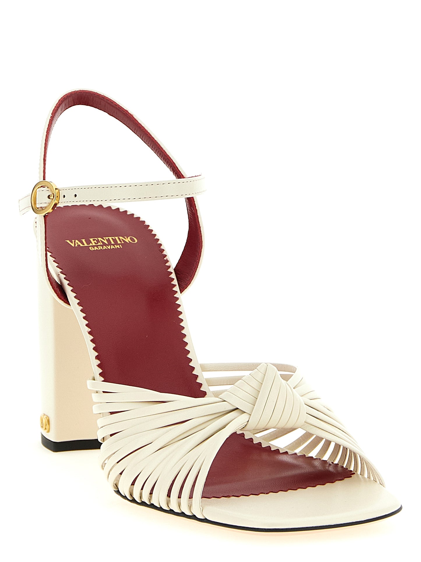 Valentino Garavani White 'Annet' Sandals Curated Luxury Accessories by Orvyn
