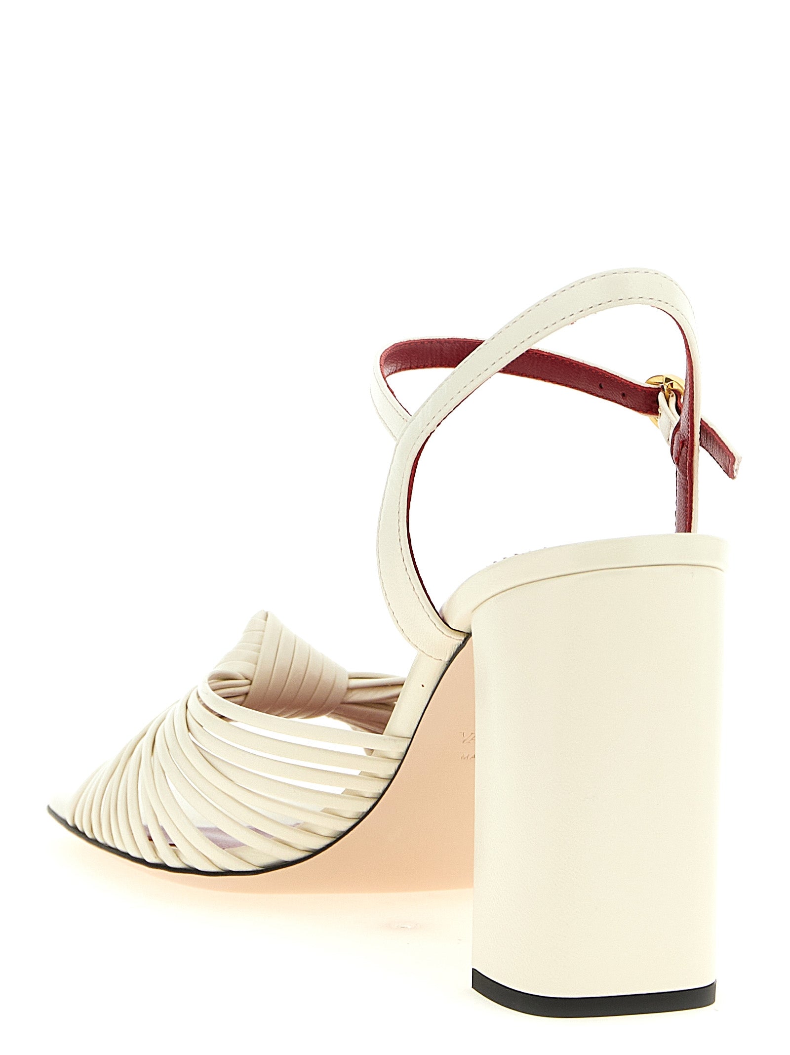 Valentino Garavani White 'Annet' Sandals Curated Luxury Accessories by Orvyn