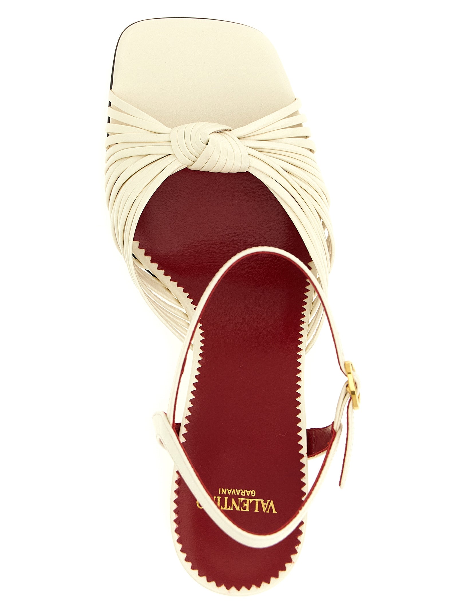 Valentino Garavani White 'Annet' Sandals Curated Luxury Accessories by Orvyn