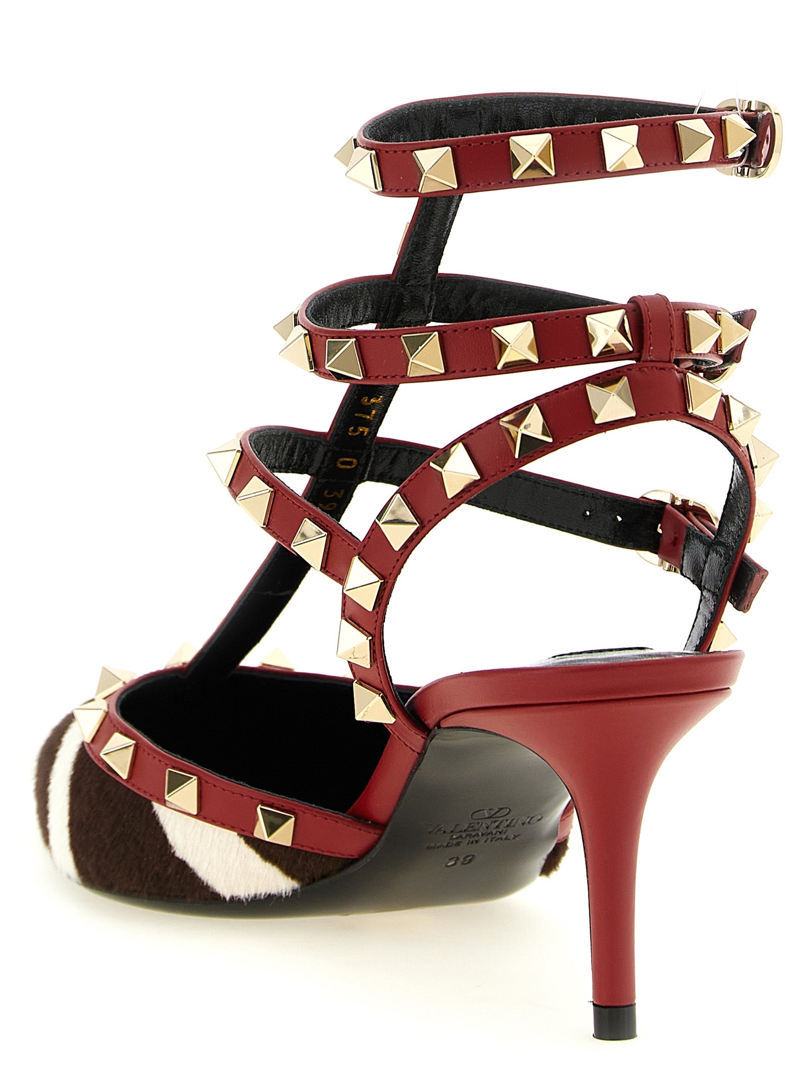 Valentino Garavani Multicolor 'Rockstud' Pumps Curated Luxury Accessories by Orvyn