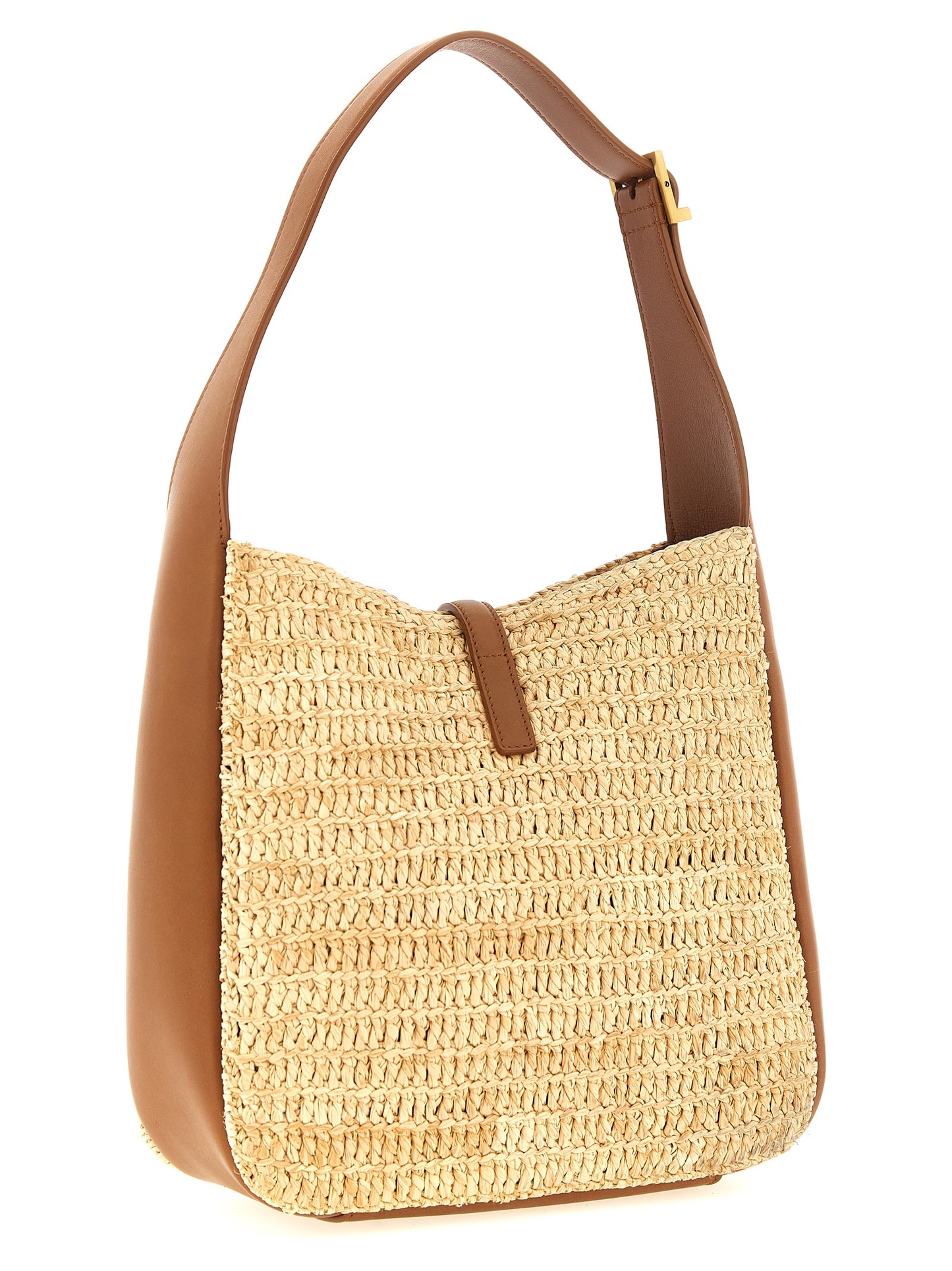 Saint Laurent Beige 'Le 5 à 7' Small Shoulder Bag Curated Luxury Accessories by Orvyn