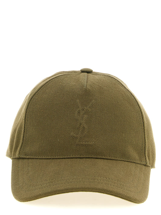 Saint Laurent Bicolor 'Cassandre' Hat) Curated Luxury Accessories by Orvyn