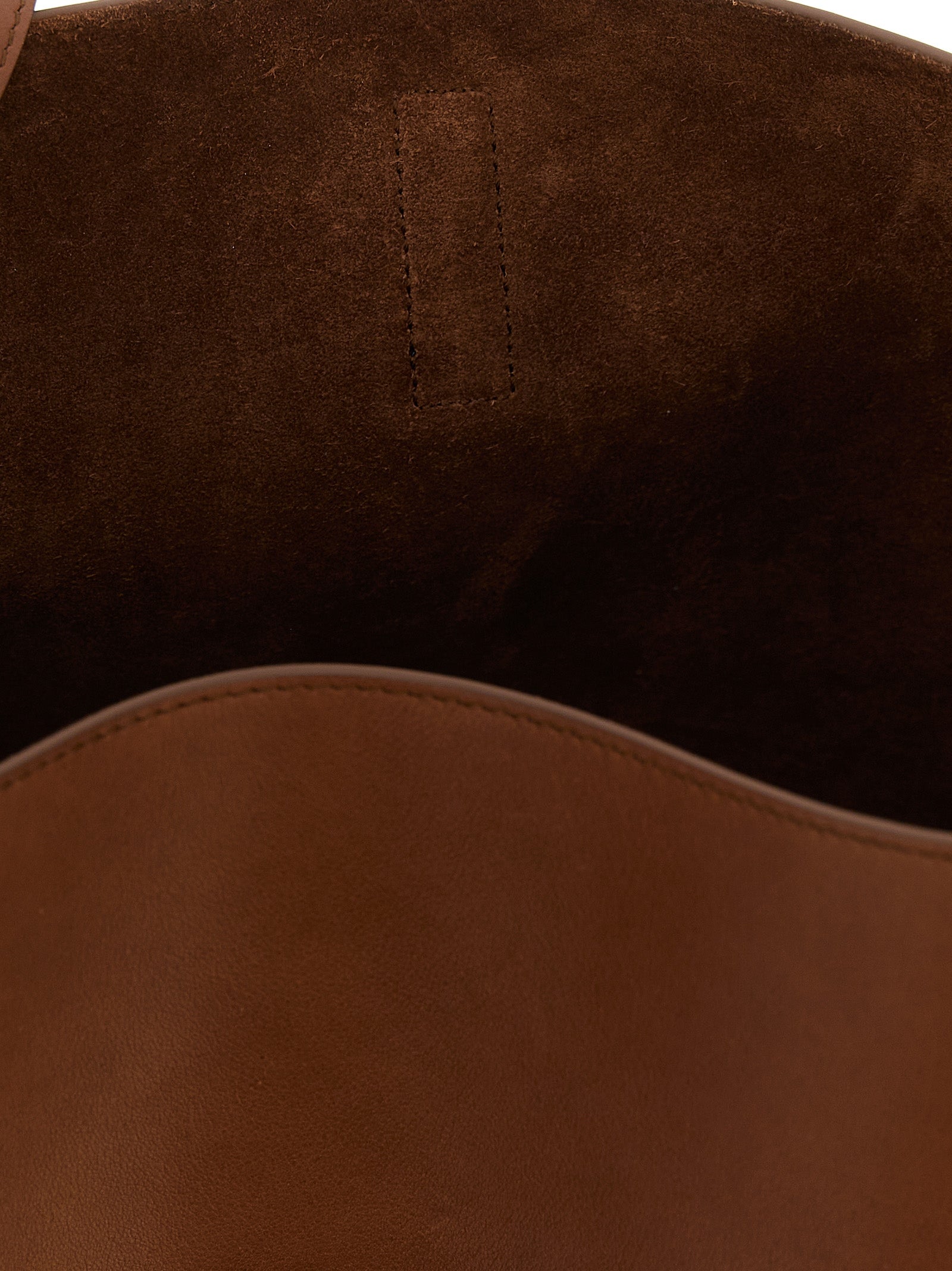 Saint Laurent Brown 'Le 5 à 7' Large Shoulder Bag Curated Luxury Accessories by Orvyn