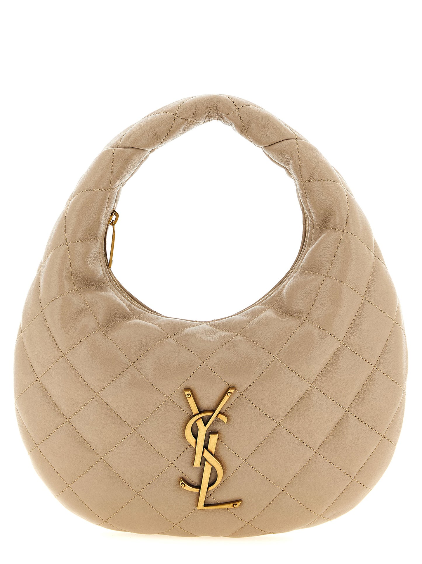Saint Laurent Beige 'Icarino' Handbag