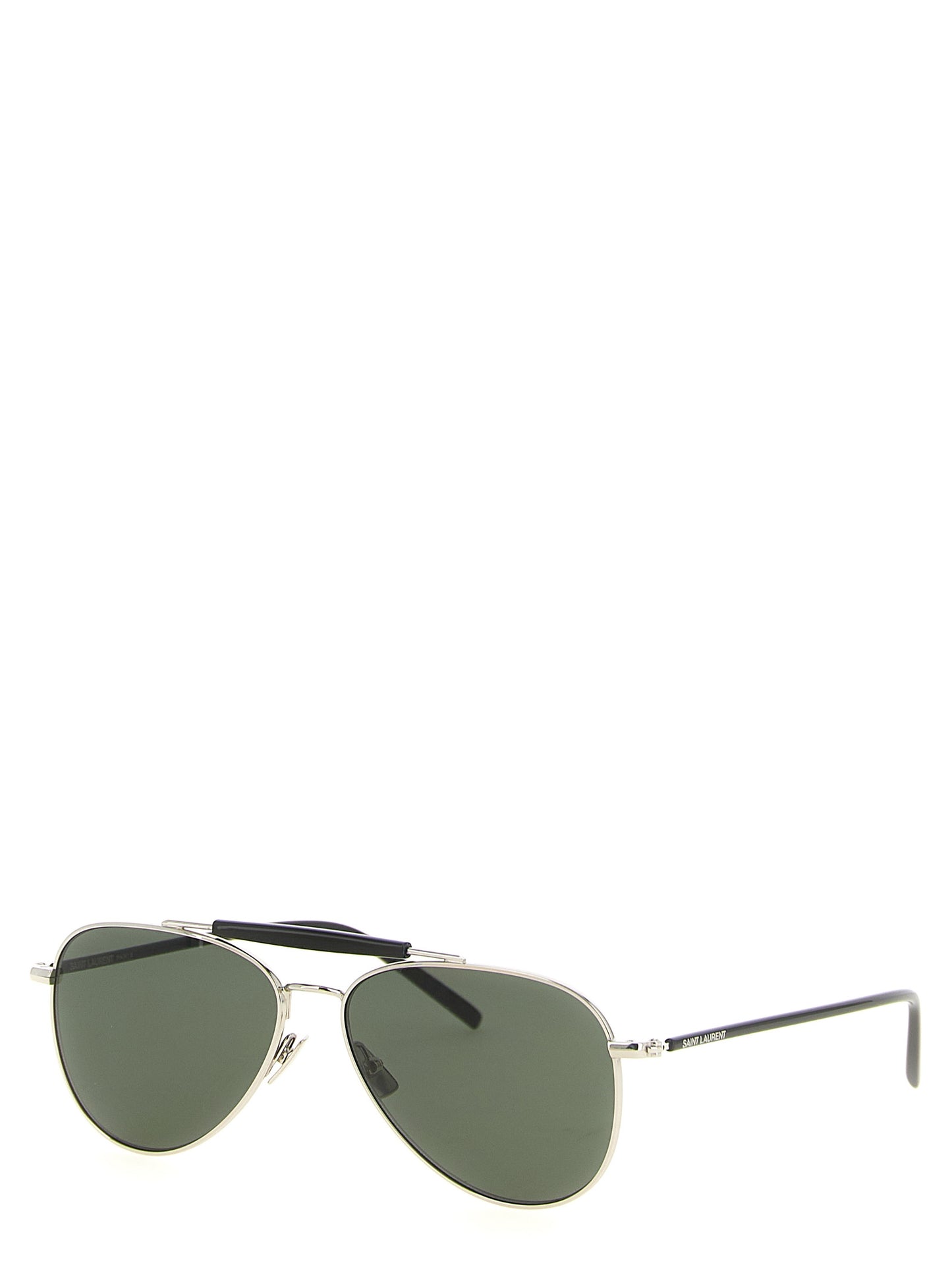 Saint Laurent Silver Iconic Sl 864 Sunglasses Curated Luxury Accessories by Orvyn