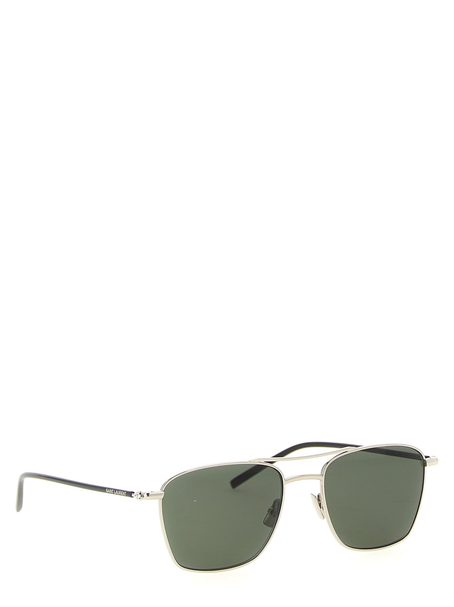 Saint Laurent Silver 'Sl 866' Sunglasses Curated Luxury Accessories by Orvyn