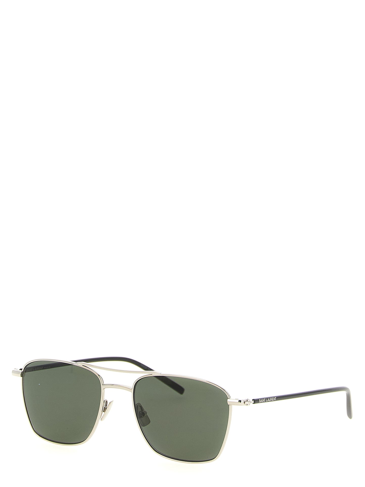 Saint Laurent Silver 'Sl 866' Sunglasses Curated Luxury Accessories by Orvyn