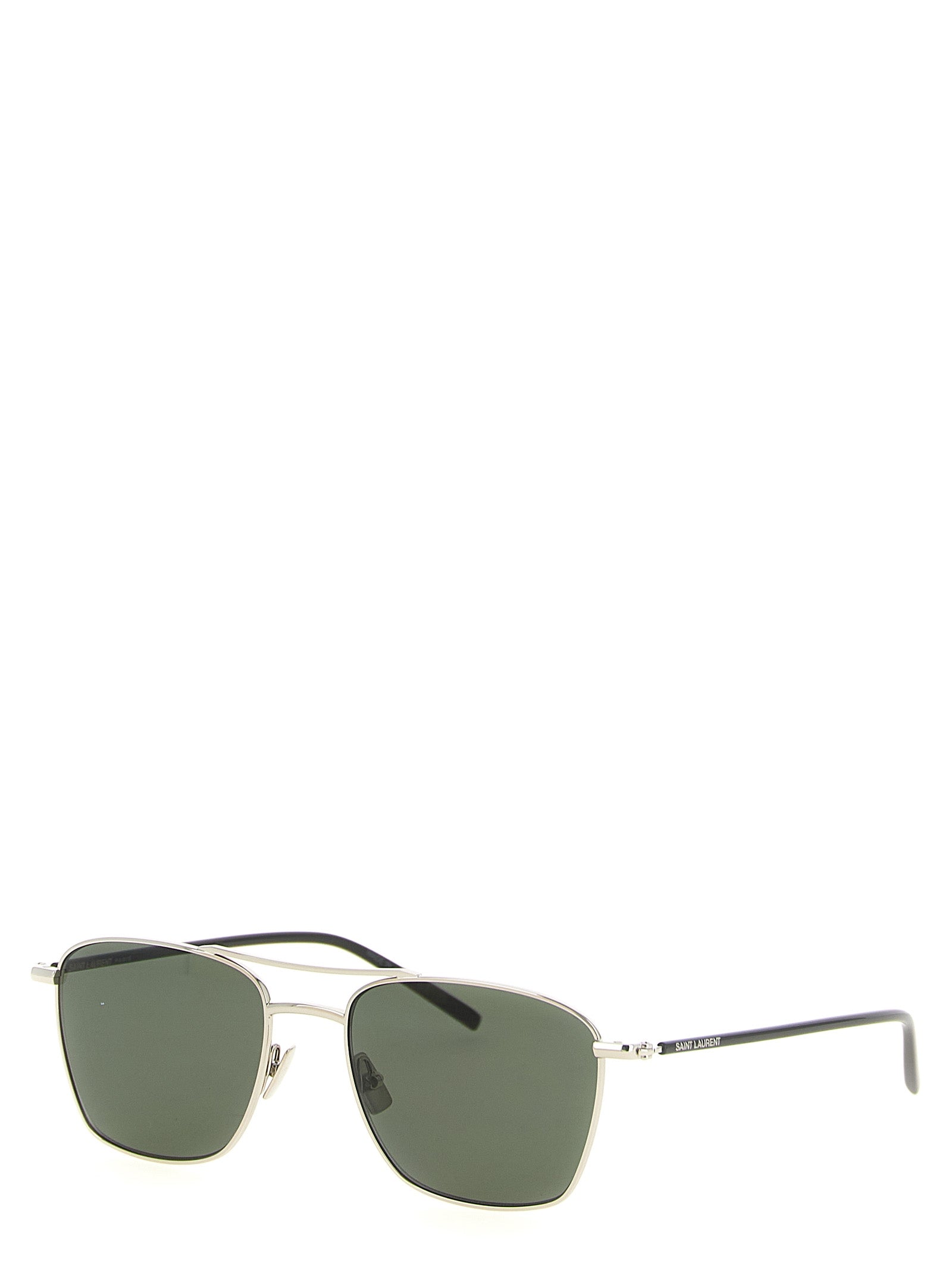 Saint Laurent Silver 'Sl 866' Sunglasses Curated Luxury Accessories by Orvyn