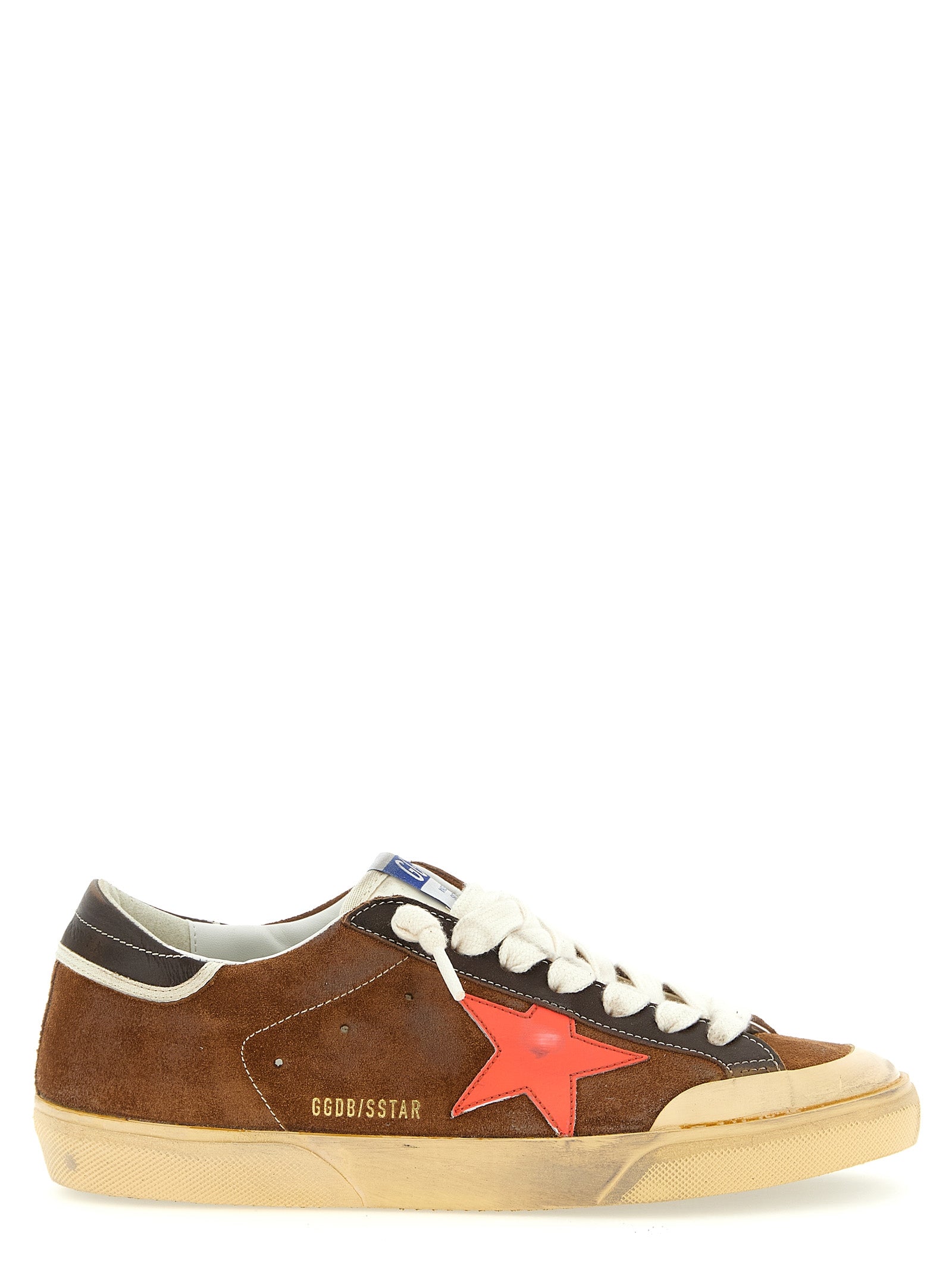 Golden Goose Brown Cowhide Low Top Sneakers Curated Luxury Accessories by Orvyn