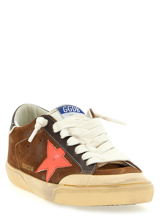 Golden Goose Brown Cowhide Low Top Sneakers Curated Luxury Accessories by Orvyn