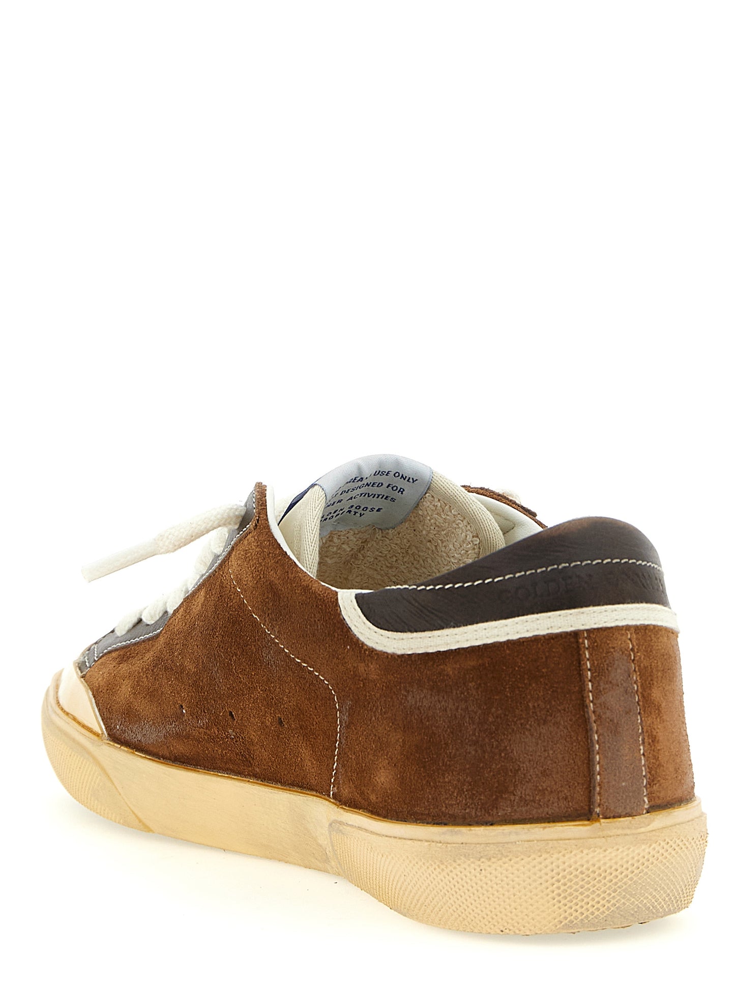 Golden Goose Brown Cowhide Low Top Sneakers Curated Luxury Accessories by Orvyn