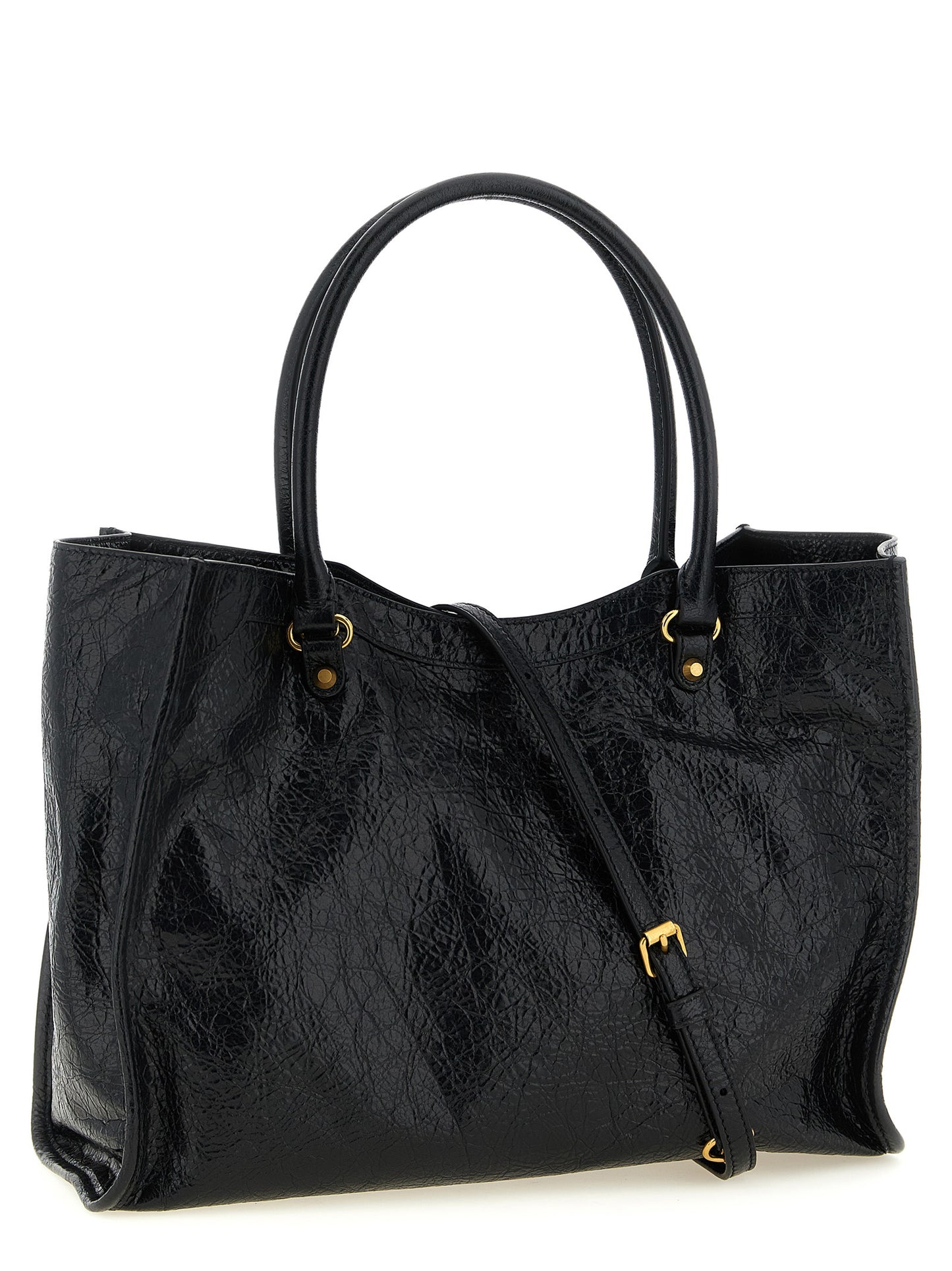 Balenciaga Black 'Le City S' Tote Bag Curated Luxury Accessories by Orvyn