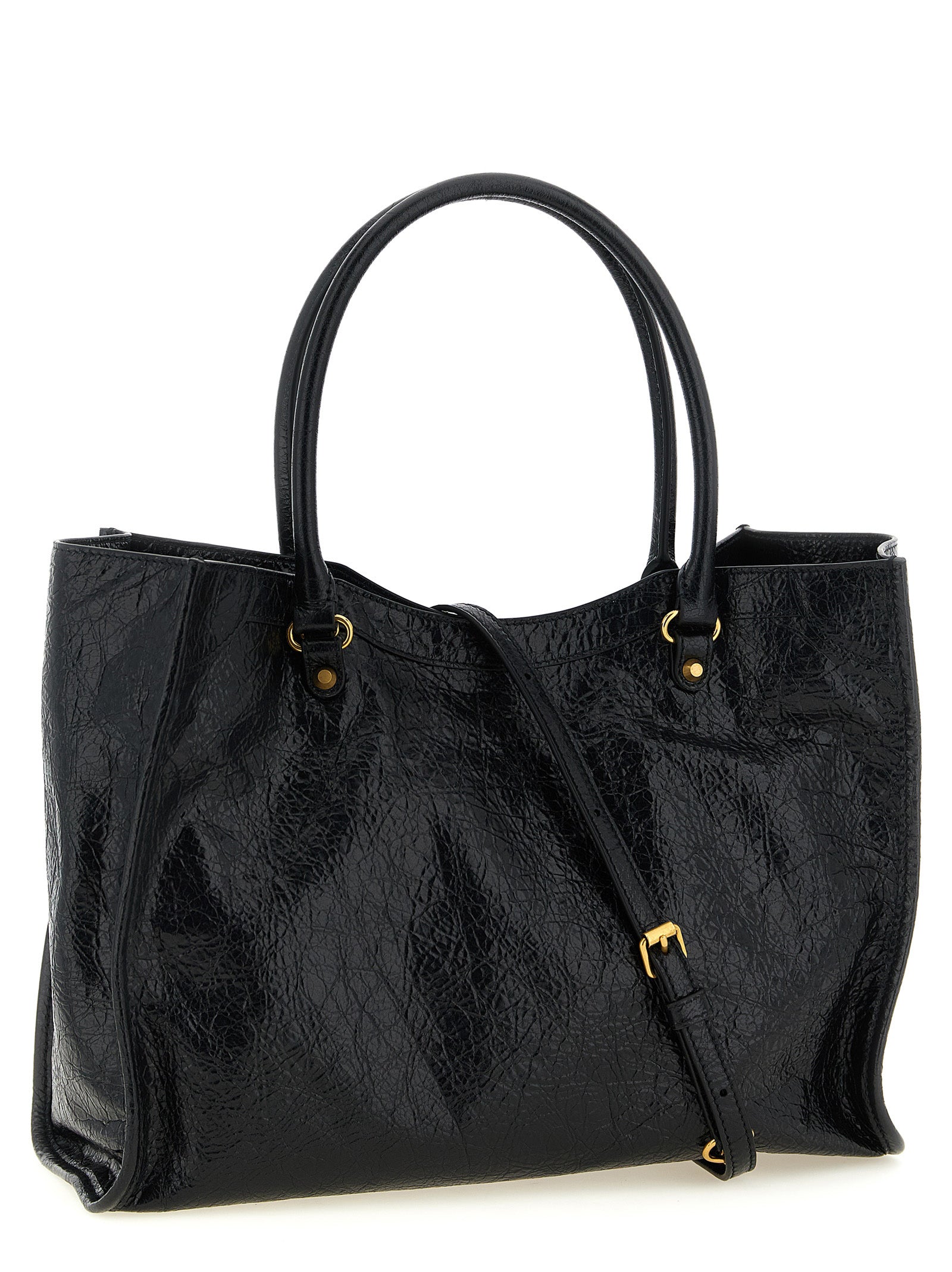 Balenciaga Black 'Le City S' Tote Bag Curated Luxury Accessories by Orvyn