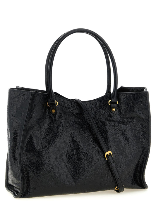 Balenciaga Black 'Le City S' Tote Bag Curated Luxury Accessories by Orvyn