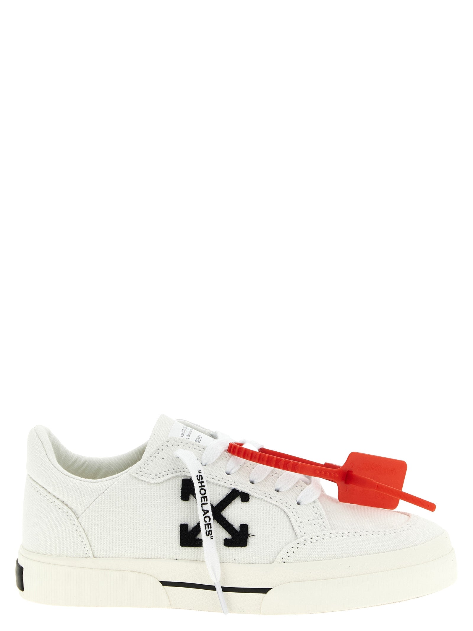 Off-White Bicolor Cotton Low Top Sneakers Curated Luxury Accessories by Orvyn