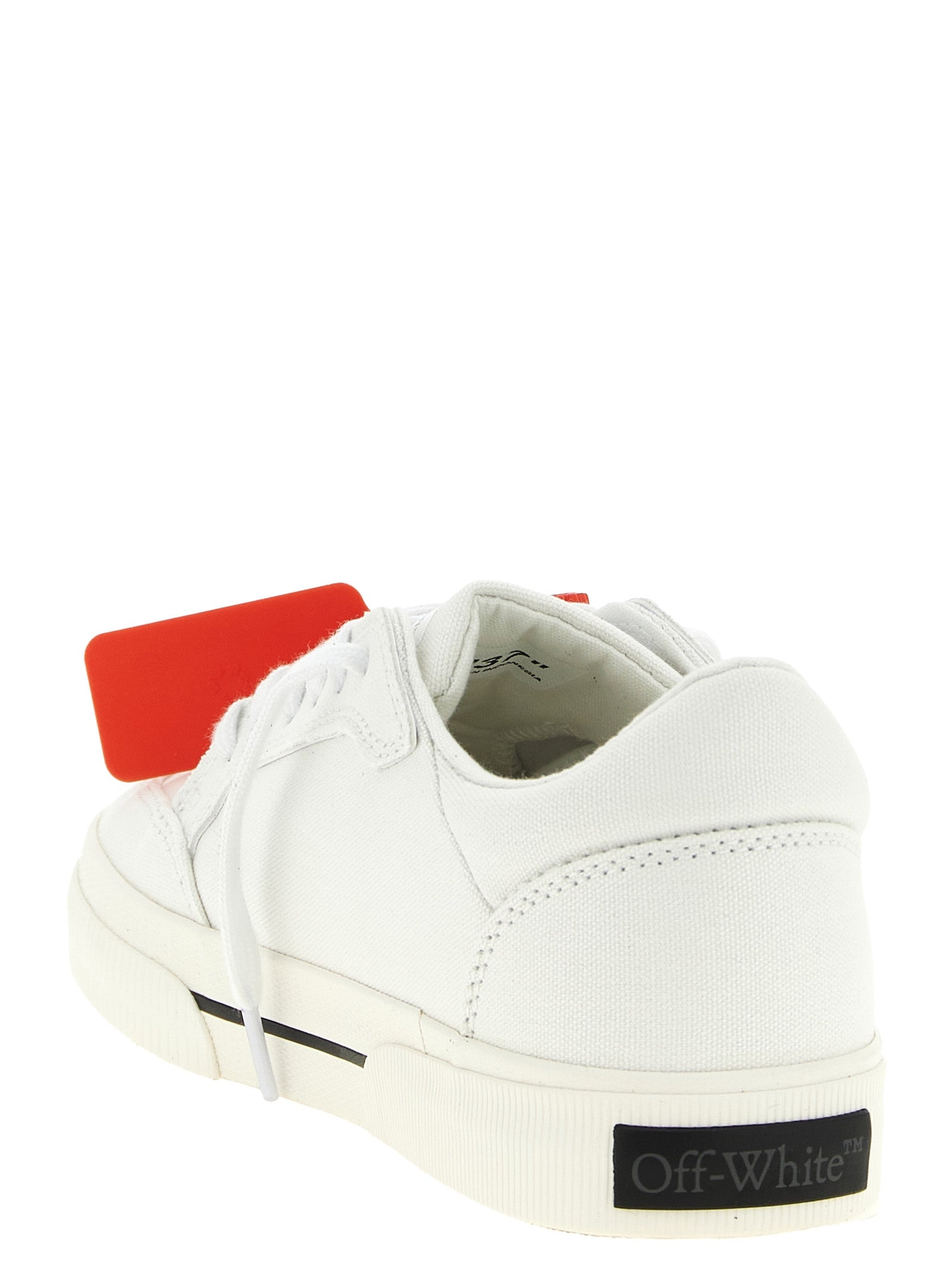 Off-White Bicolor Cotton Low Top Sneakers Curated Luxury Accessories by Orvyn