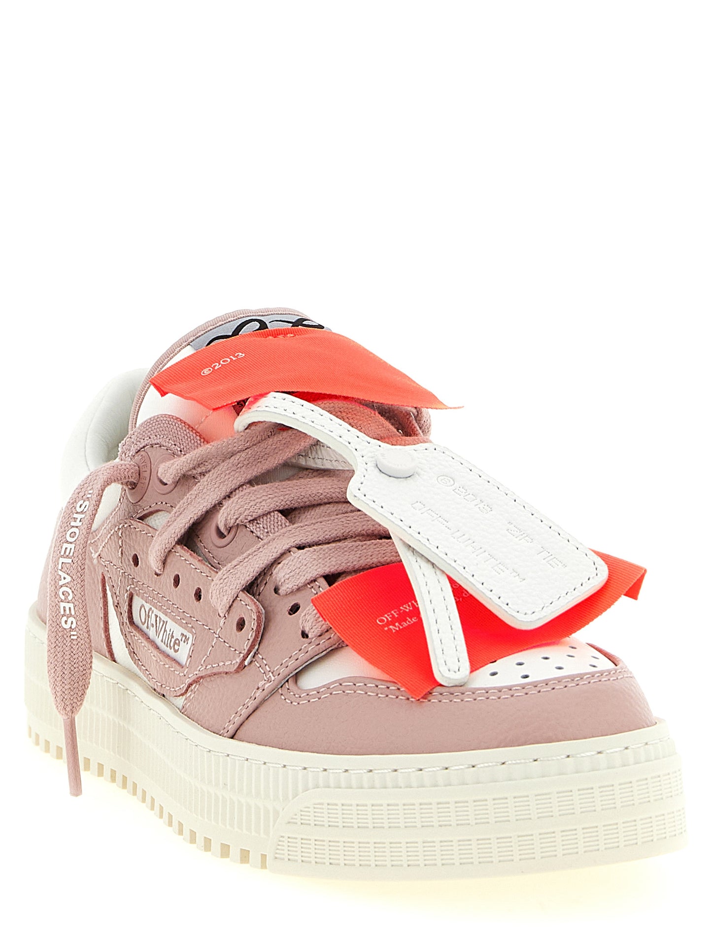 Off-White Multicolor Leather Low Top Sneakers Curated Luxury Accessories by Orvyn