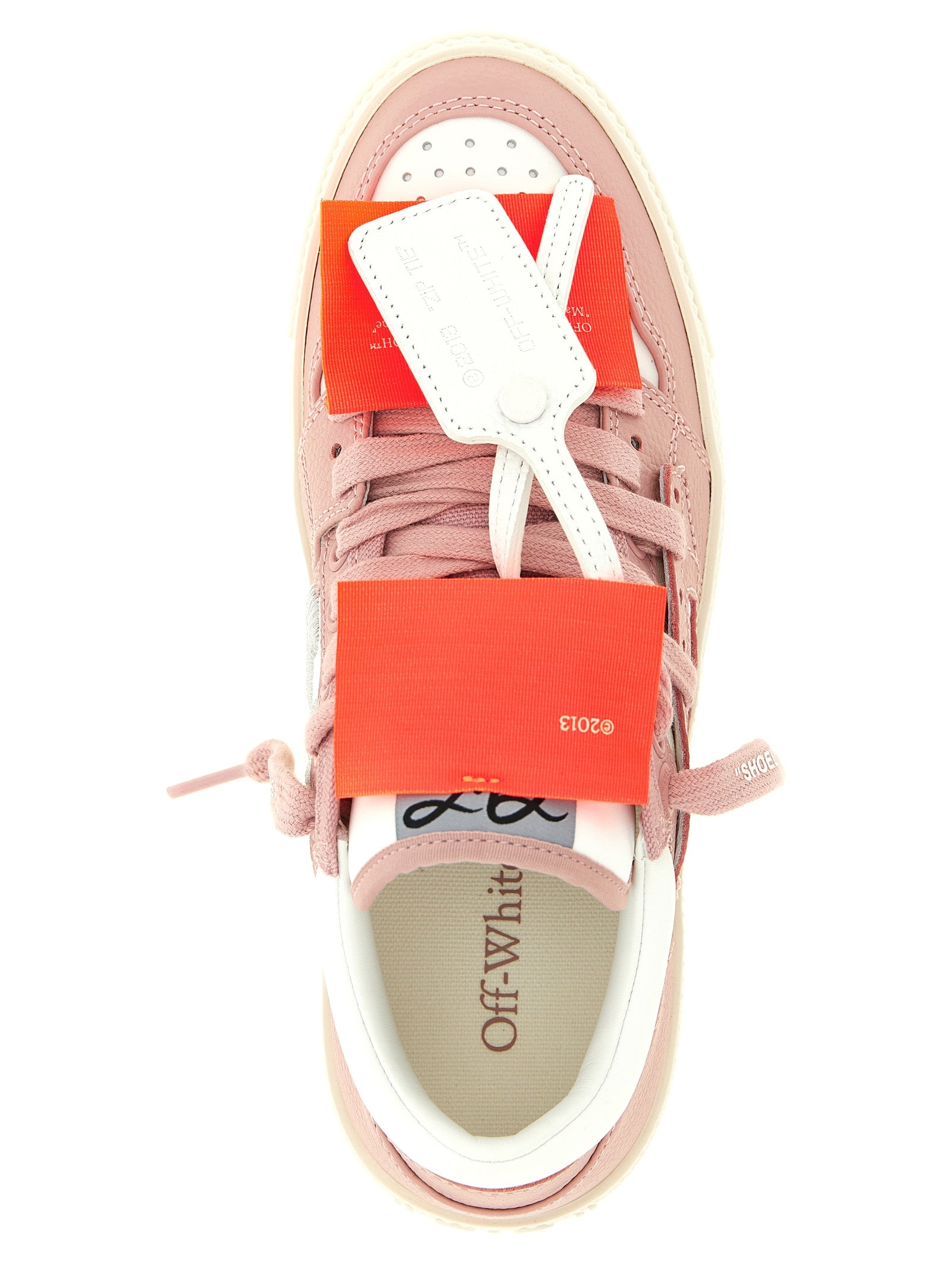 Off-White Multicolor Leather Low Top Sneakers Curated Luxury Accessories by Orvyn