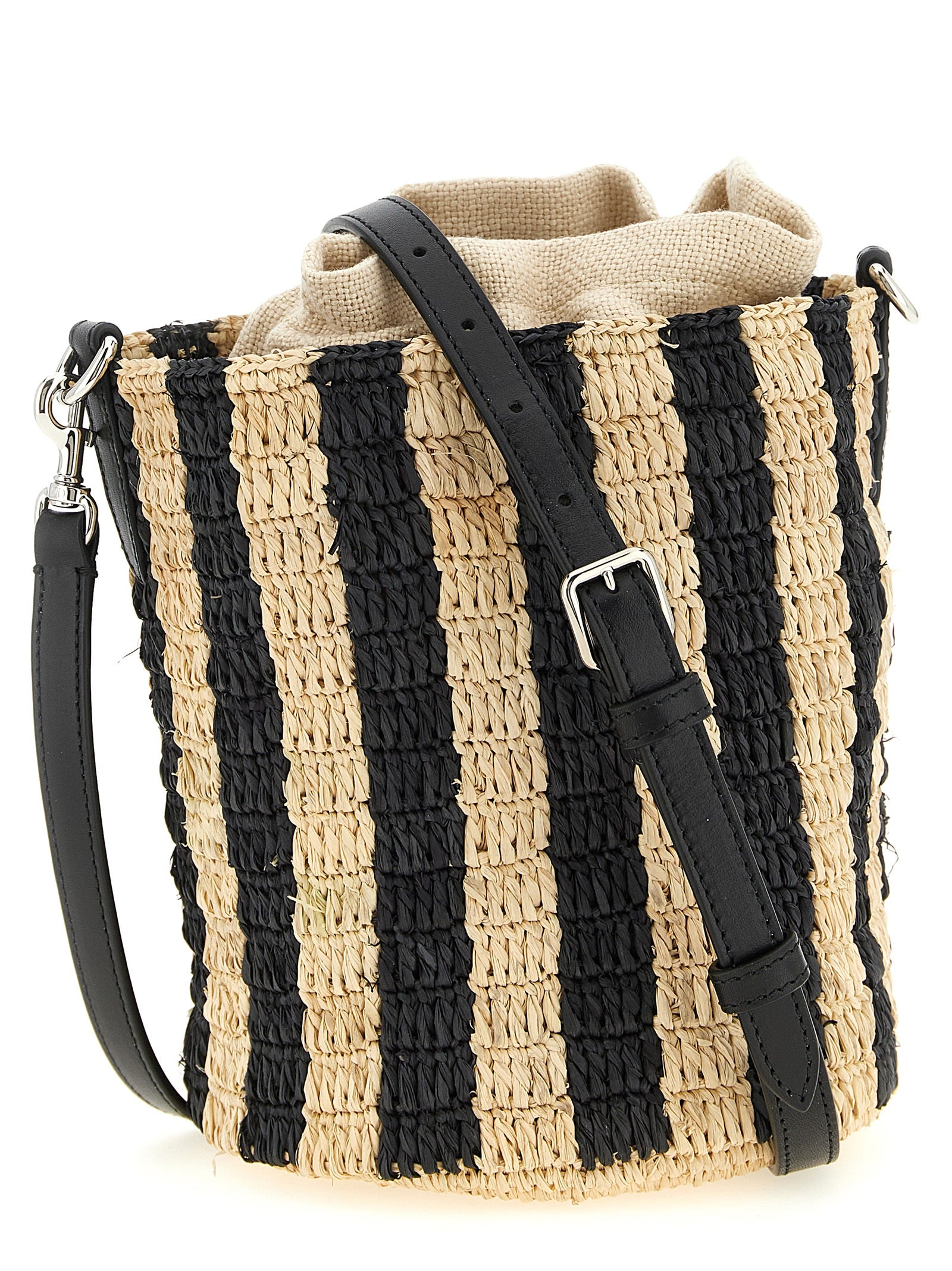 Valentino Garavani Black 'Bucket' Small Shoulder Bag Curated Luxury Accessories by Orvyn