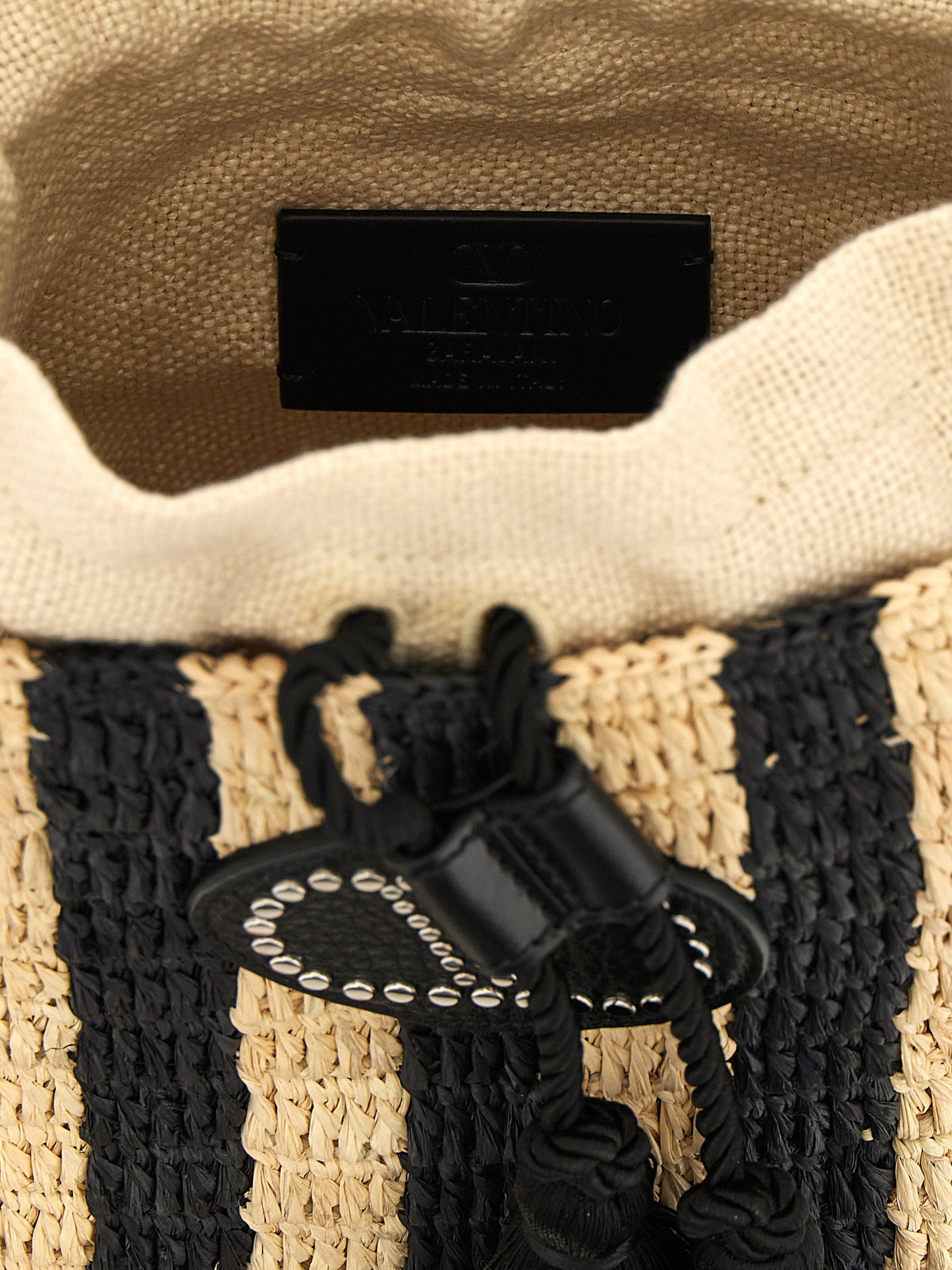 Valentino Garavani Black 'Bucket' Small Shoulder Bag Curated Luxury Accessories by Orvyn