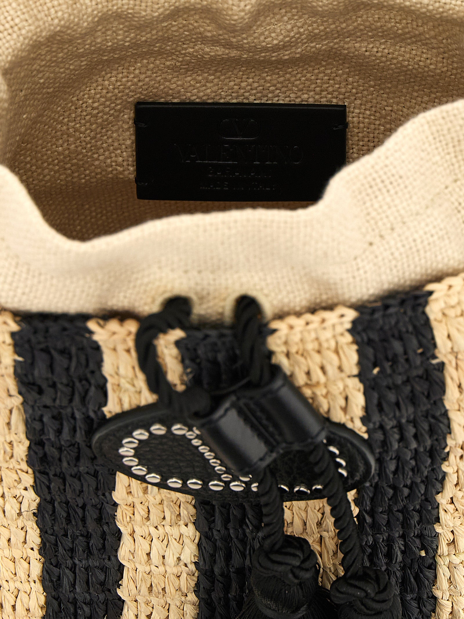 Valentino Garavani Black 'Bucket' Small Shoulder Bag Curated Luxury Accessories by Orvyn