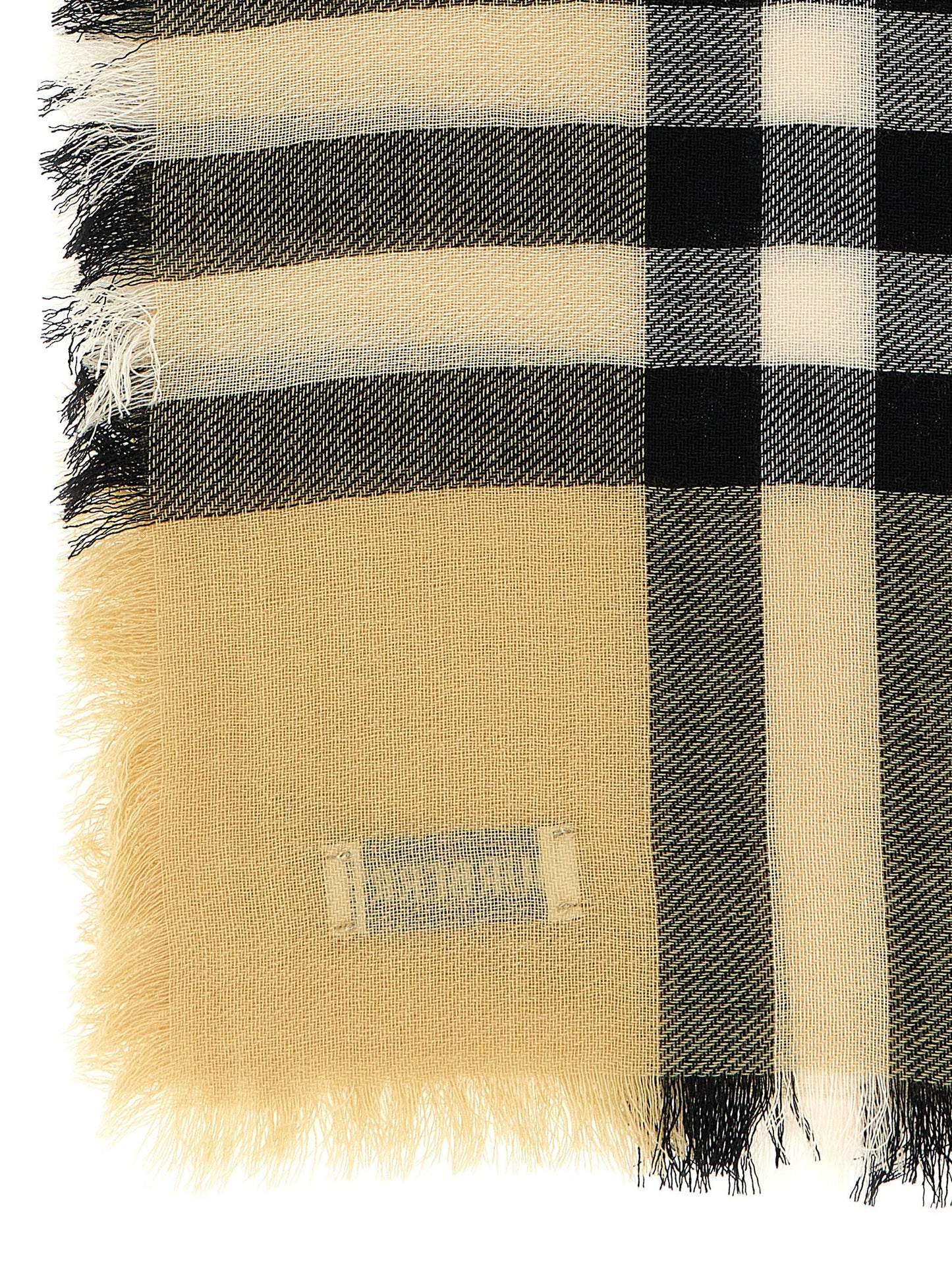 Burberry Beige Wool Scarf Curated Luxury Accessories by Orvyn