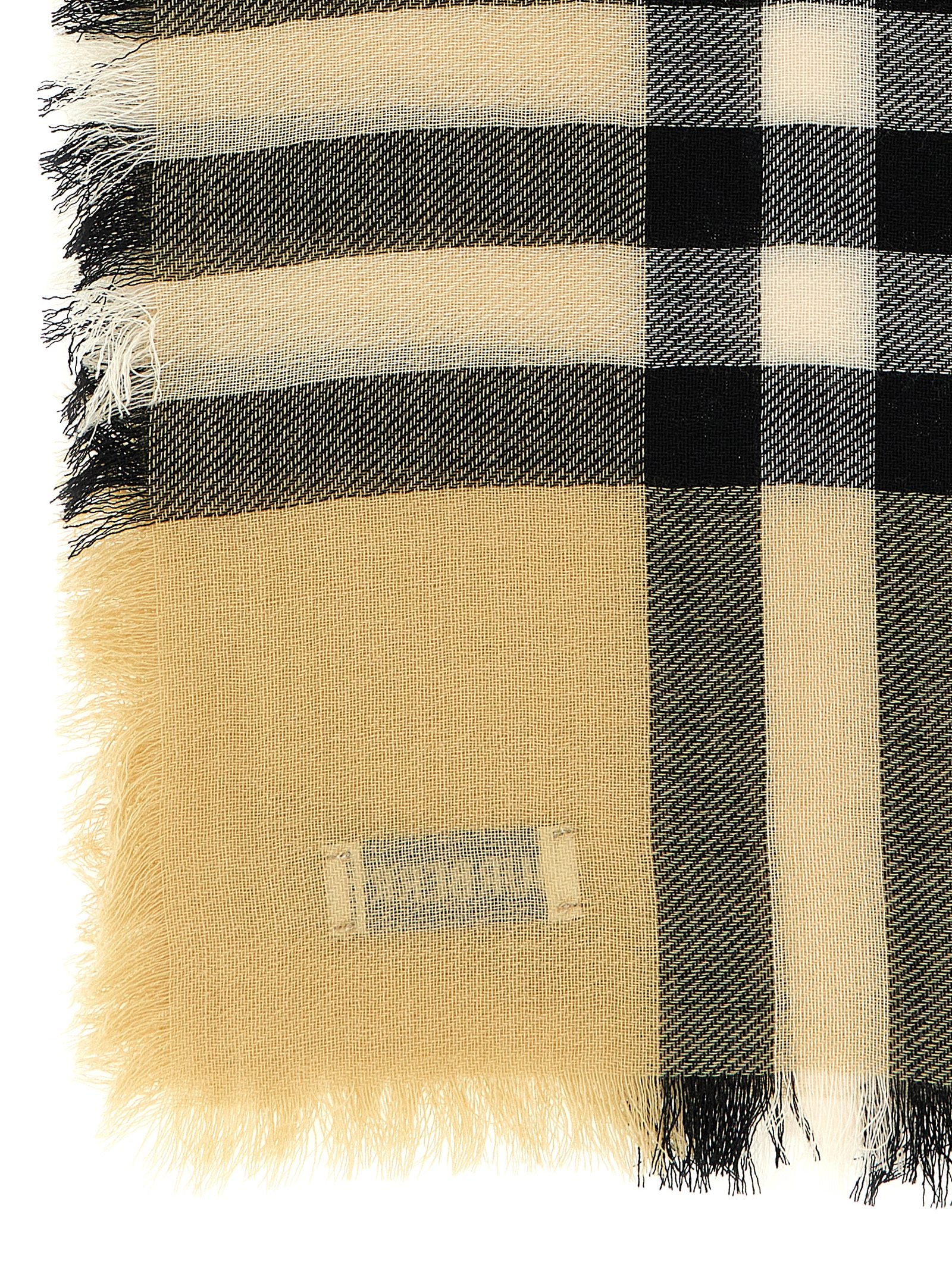Burberry Beige Wool Scarf Curated Luxury Accessories by Orvyn