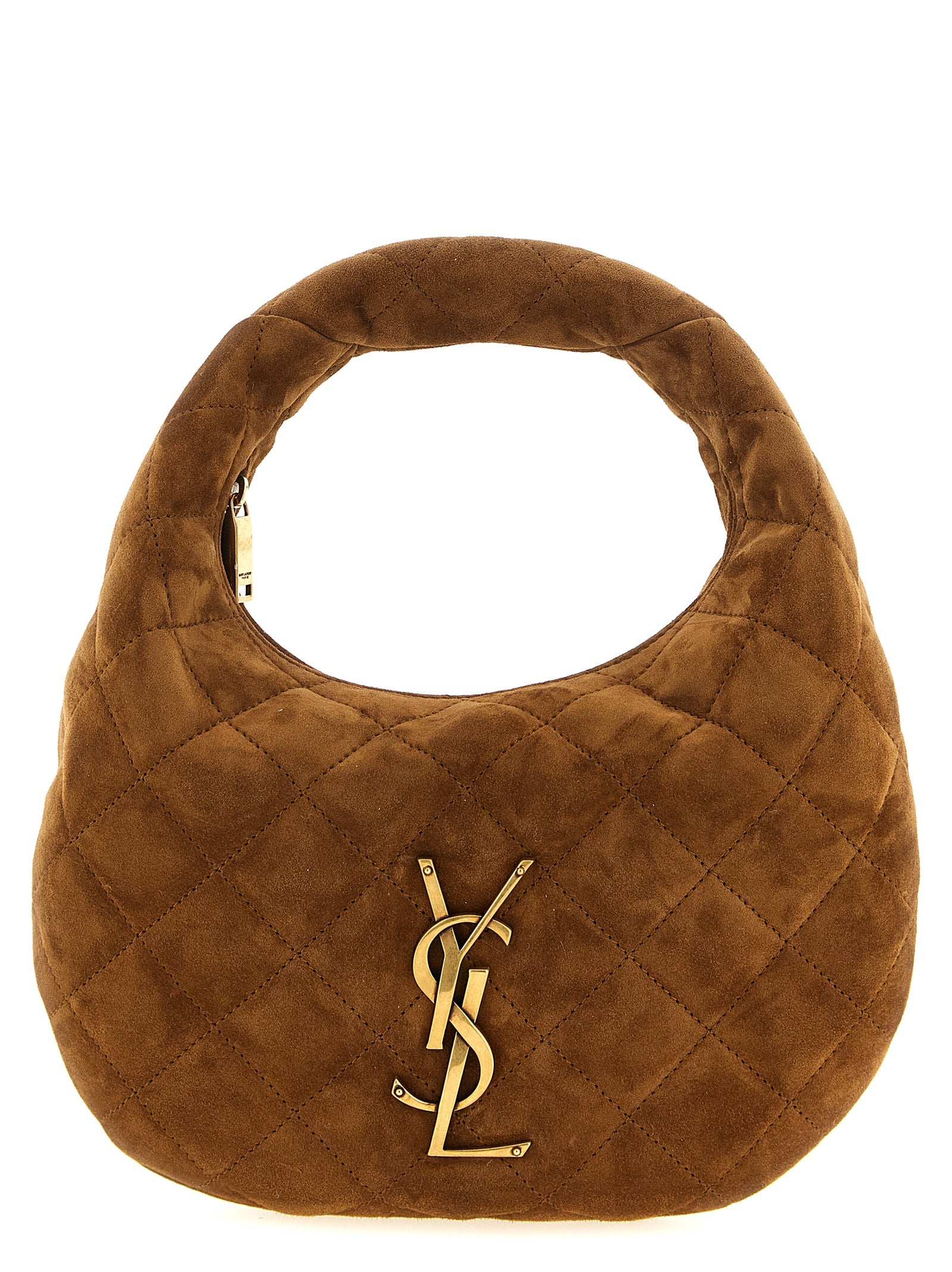 Saint Laurent Brown 'Icarino' Handbag Curated Luxury Accessories by Orvyn
