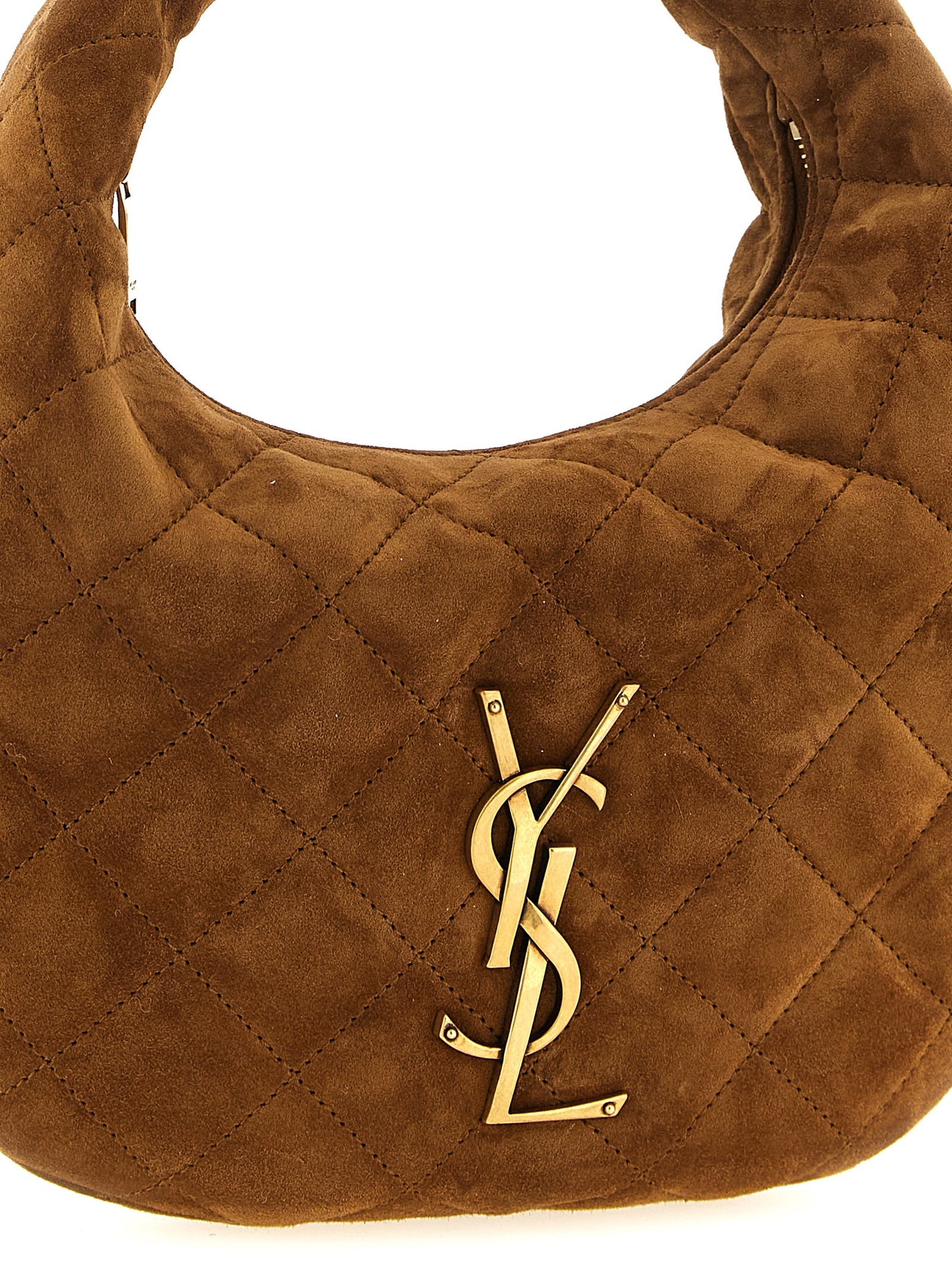 Saint Laurent Brown 'Icarino' Handbag Curated Luxury Accessories by Orvyn