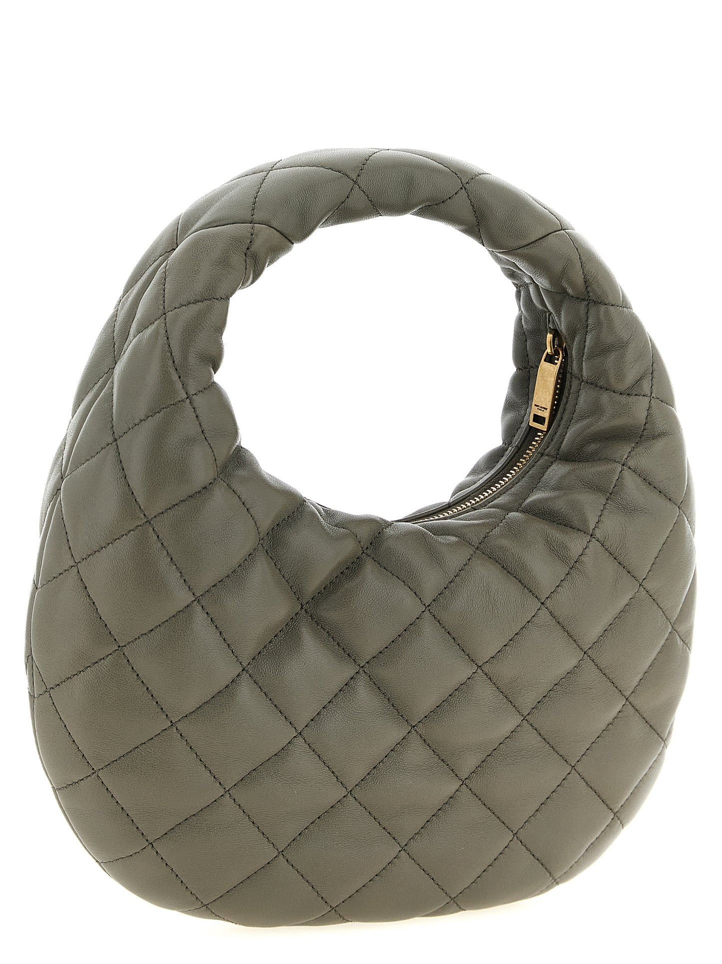 Saint Laurent Gray 'Icarino' Handbag Curated Luxury Accessories by Orvyn