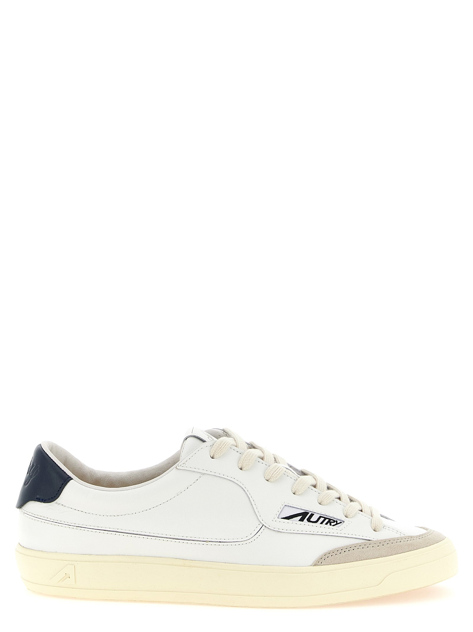 Autry White Cowhide Low Top Sneakers Curated Luxury Accessories by Orvyn