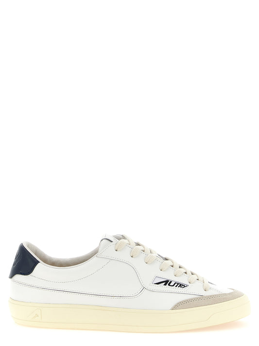 Autry White Cowhide Low Top Sneakers Curated Luxury Accessories by Orvyn