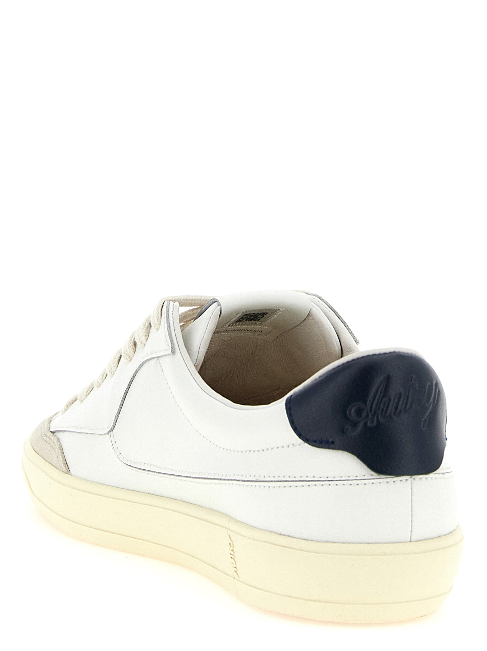 Autry White Cowhide Low Top Sneakers Curated Luxury Accessories by Orvyn