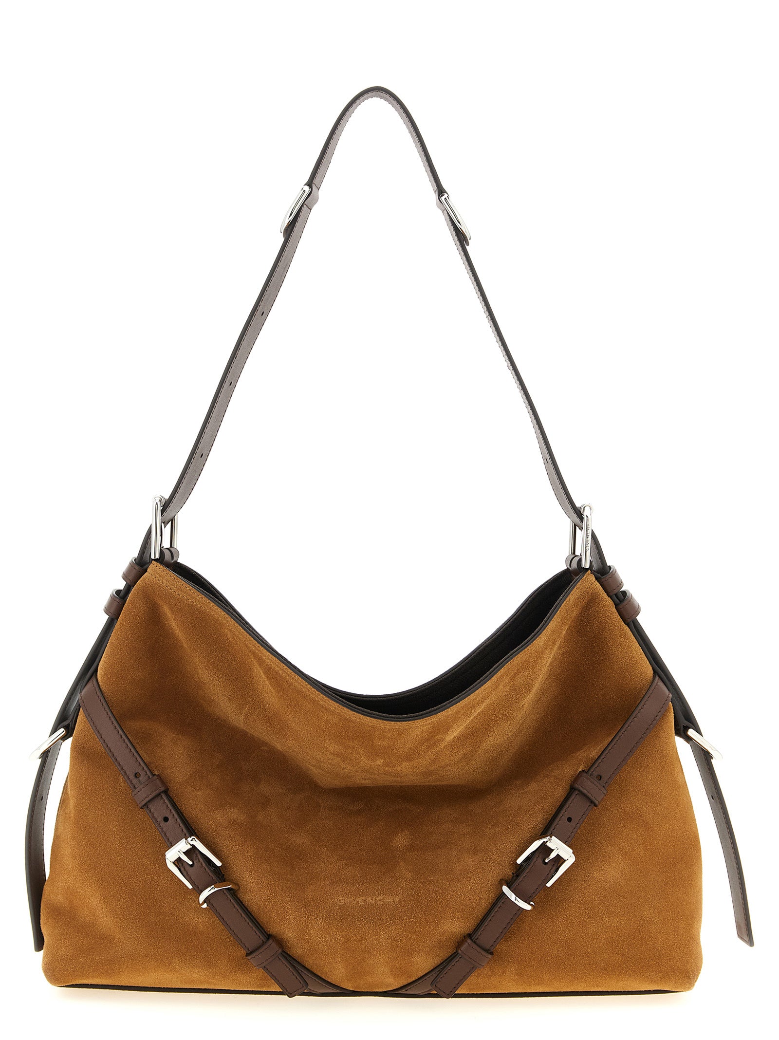 Givenchy Brown 'Voyou' Medium Shoulder Bag Curated Luxury Accessories by Orvyn