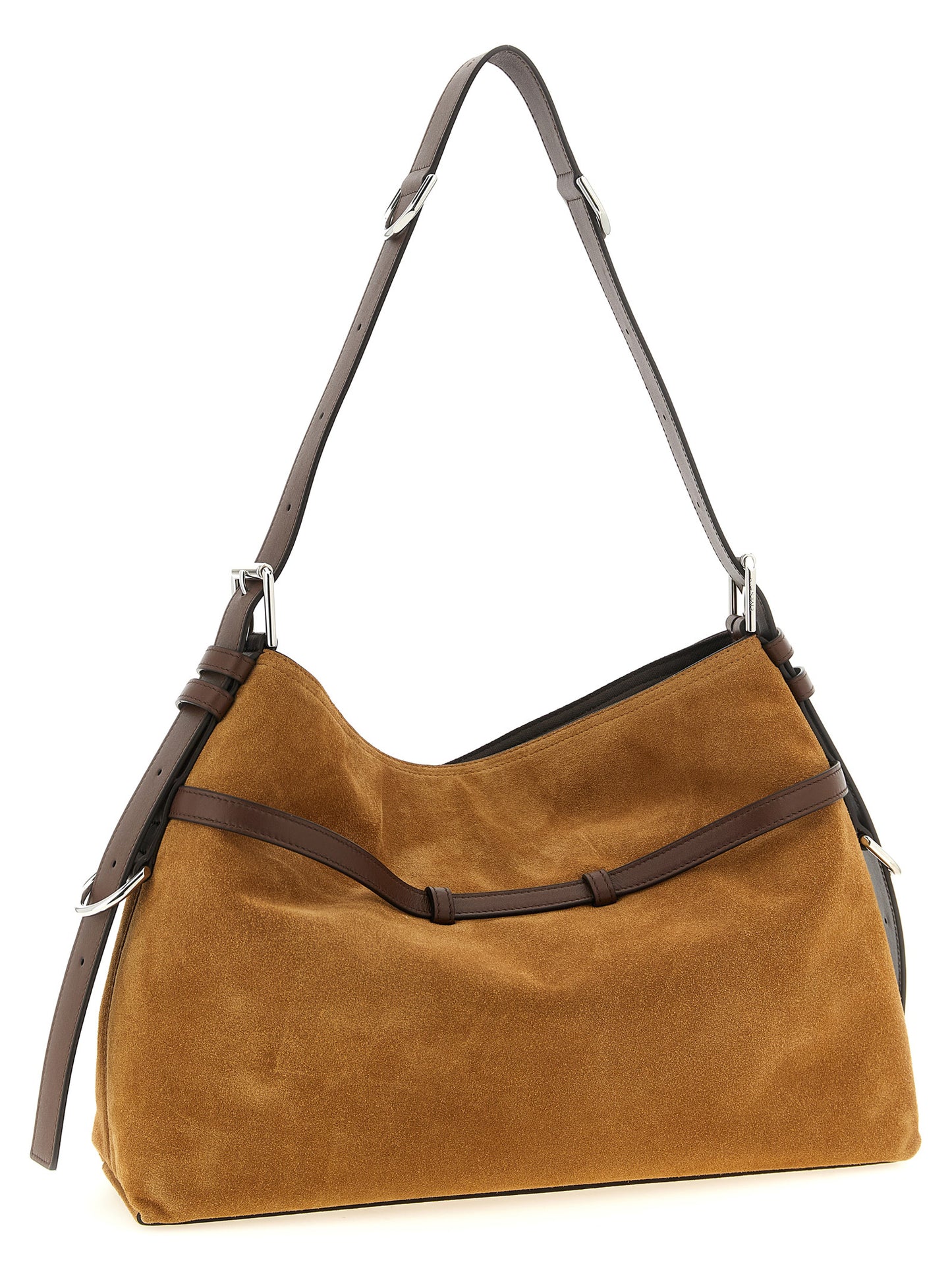 Givenchy Brown 'Voyou' Medium Shoulder Bag Curated Luxury Accessories by Orvyn