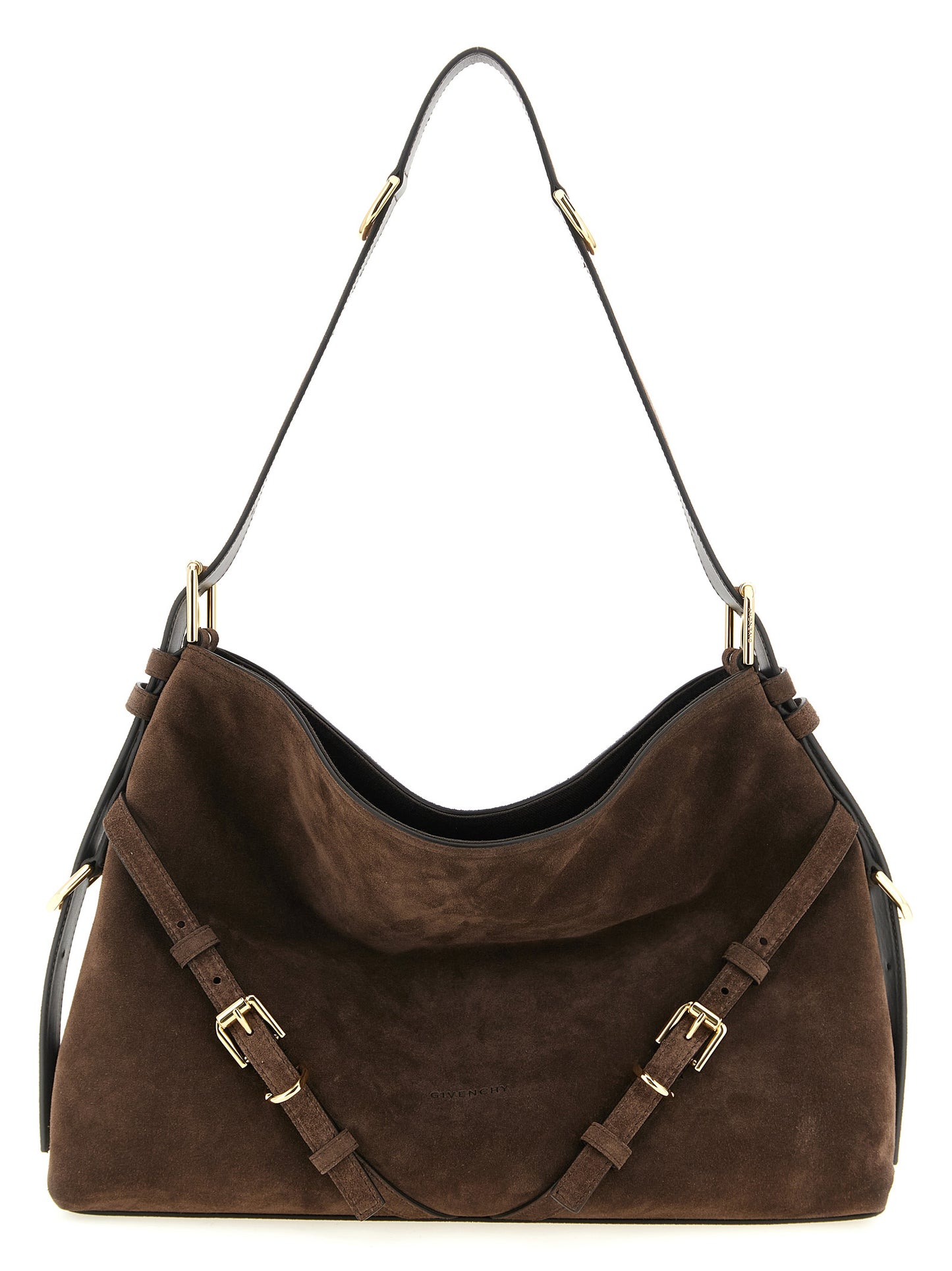 Givenchy Brown 'Voyou' Medium Shoulder Bag Curated Luxury Accessories by Orvyn