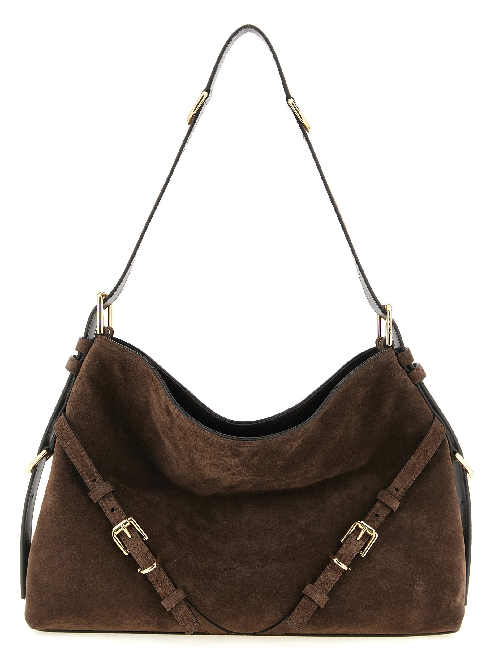 Givenchy Brown 'Voyou' Medium Shoulder Bag Curated Luxury Accessories by Orvyn