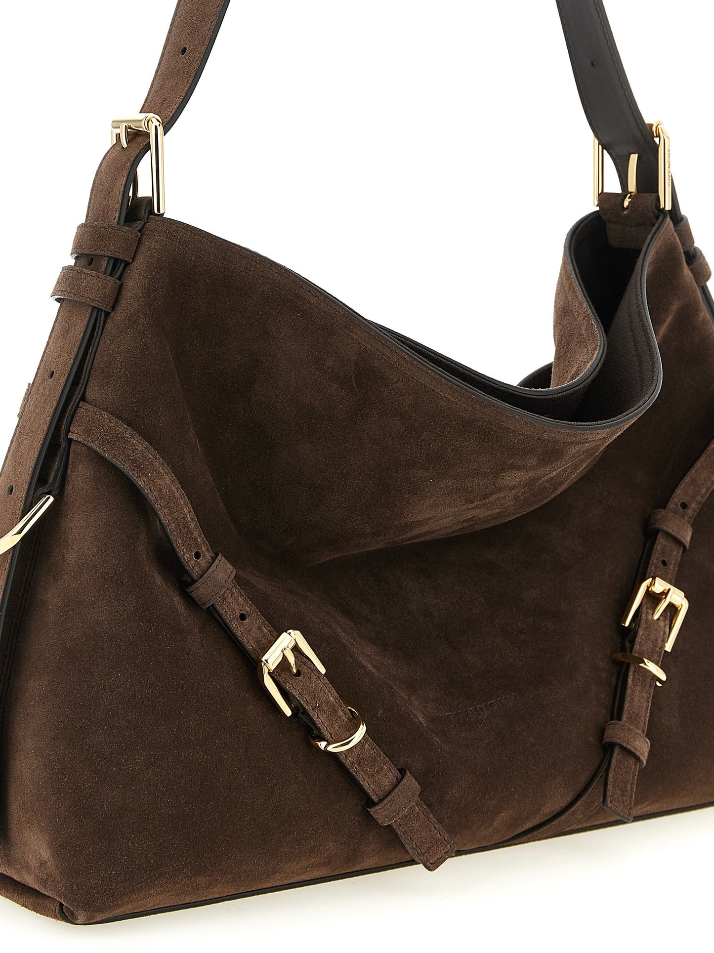 Givenchy Brown 'Voyou' Medium Shoulder Bag Curated Luxury Accessories by Orvyn