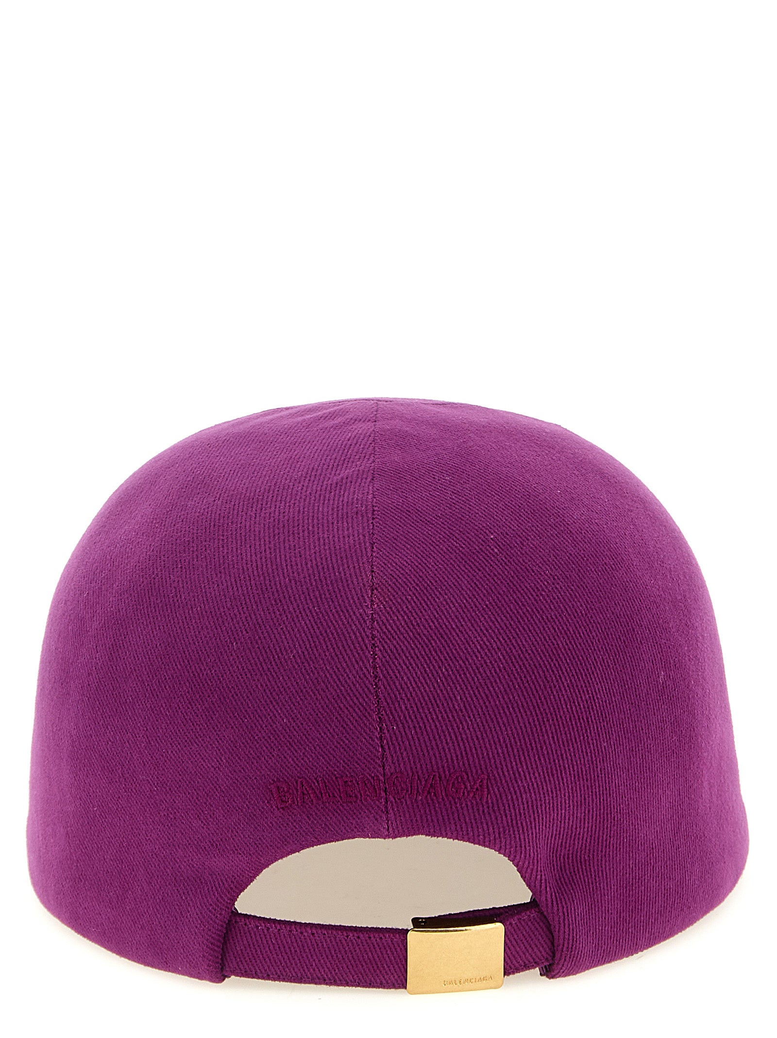 Balenciaga Purple Cotton Cap (Baseball Hat) Curated Luxury Accessories by Orvyn