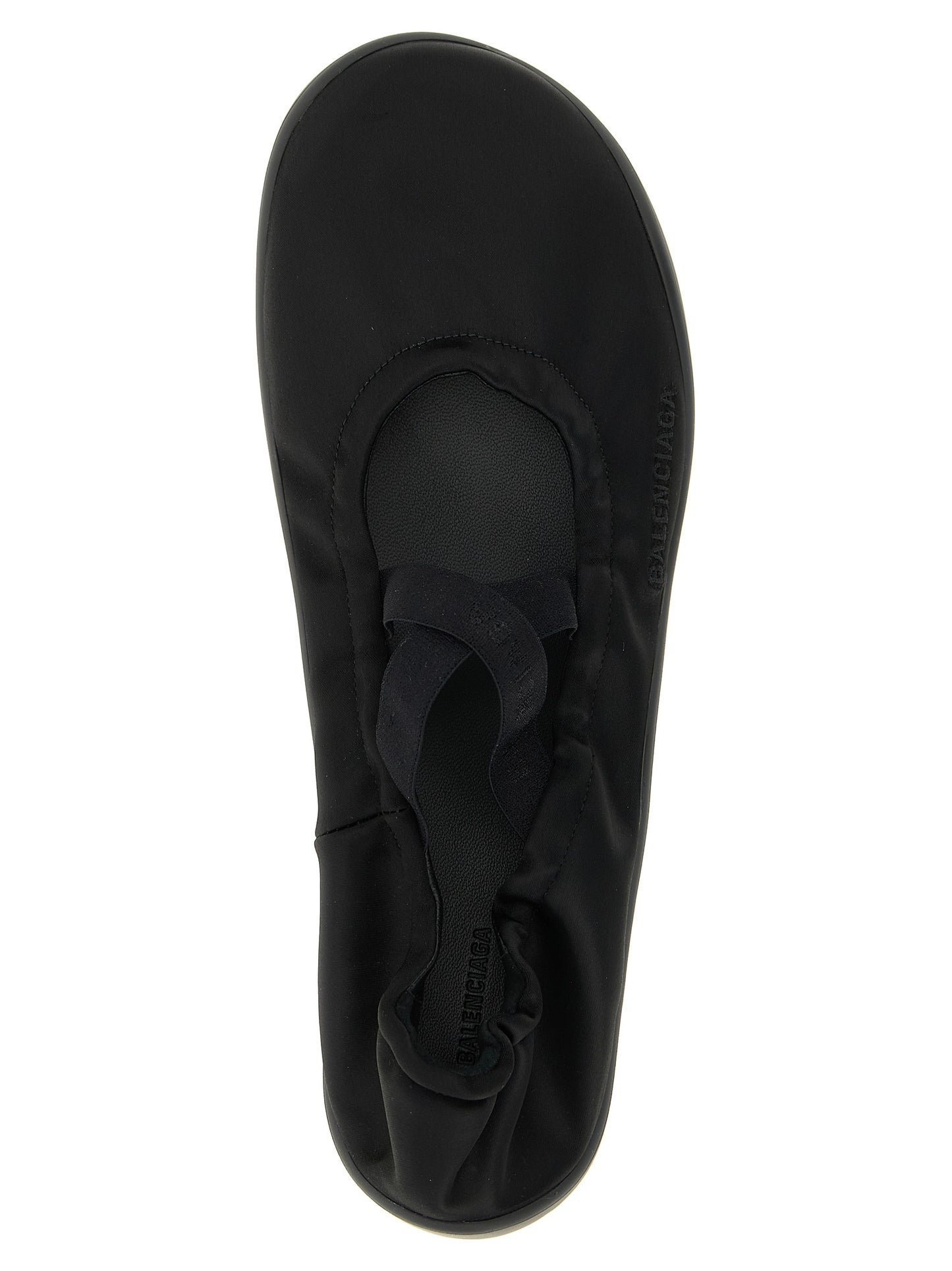Balenciaga Black 'S Bold' Flats Curated Luxury Accessories by Orvyn