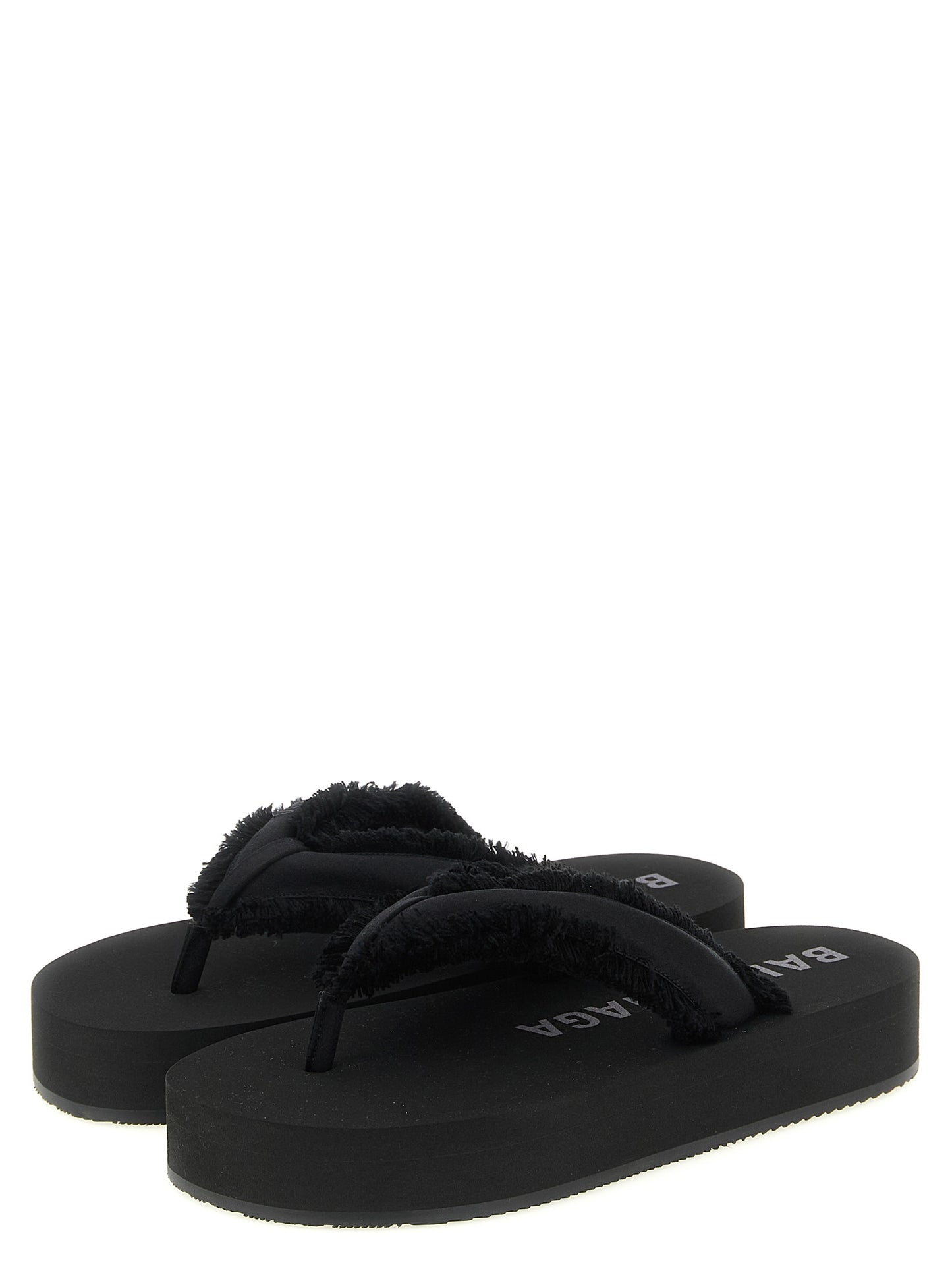Balenciaga Black 'Jet Lag' Sandals Curated Luxury Accessories by Orvyn